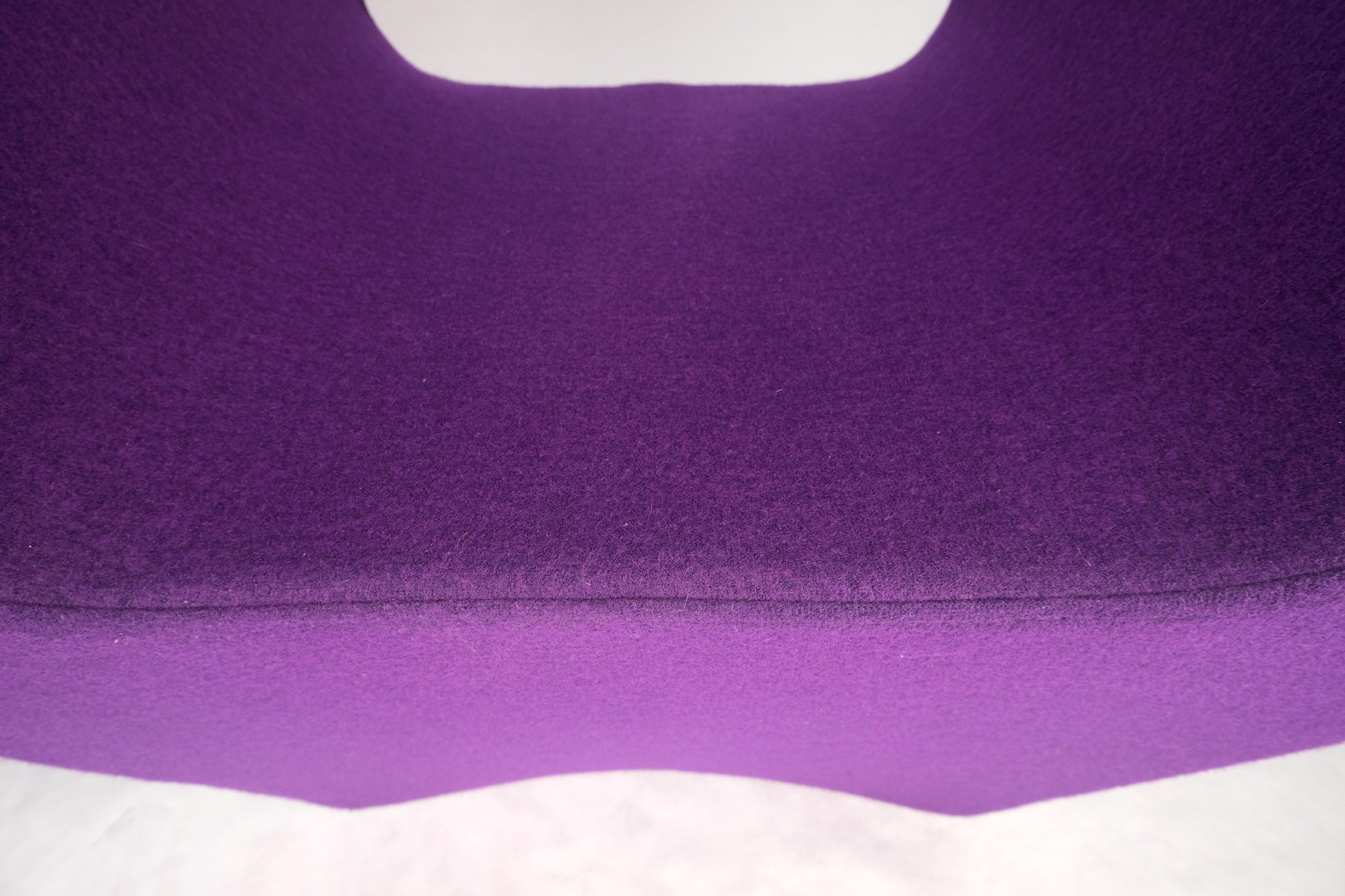 EstablishedLines Pair of Albert Armchair Chairs by Ron Arad Moroso Purple  Wool Upholstery MINT!