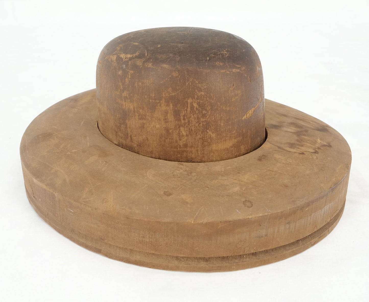 EstablishedLines Antique Solid Wood 2 Parts Hat From