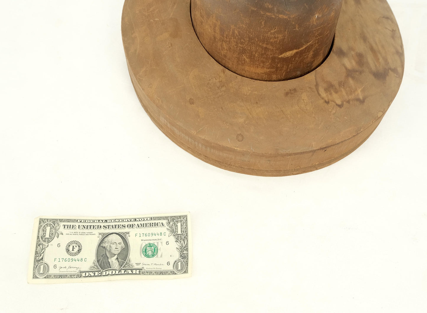 EstablishedLines Antique Solid Wood 2 Parts Hat From