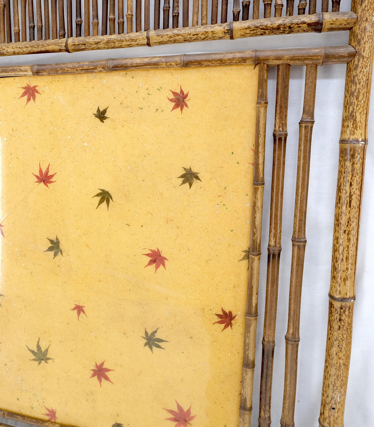 EstablishedLines Pair of Japanese Modern Bamboo Room Dividers Screens Decorative Panels Wall Art