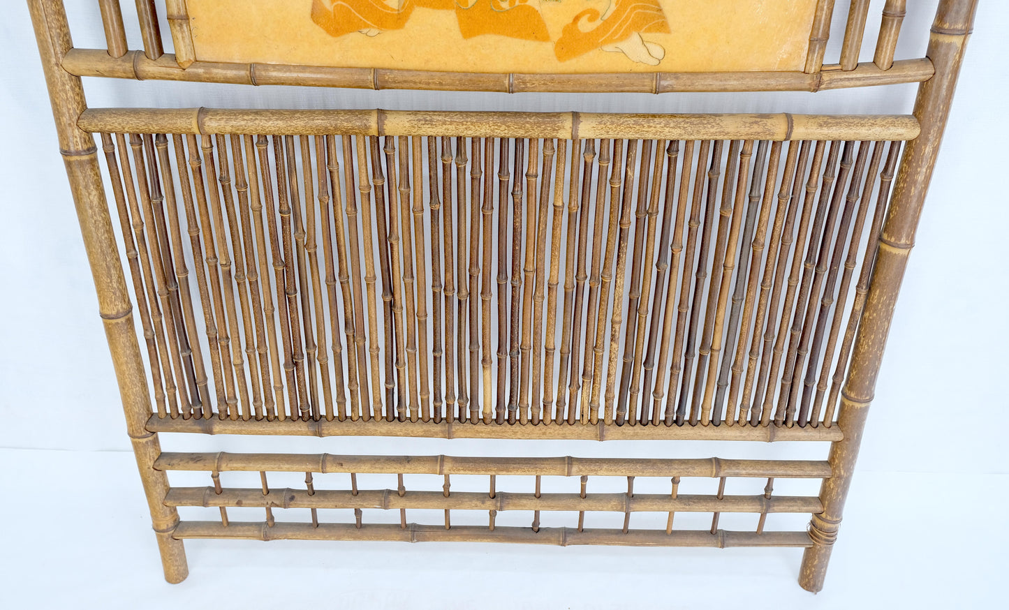 EstablishedLines Pair of Japanese Modern Bamboo Room Dividers Screens Decorative Panels Wall Art