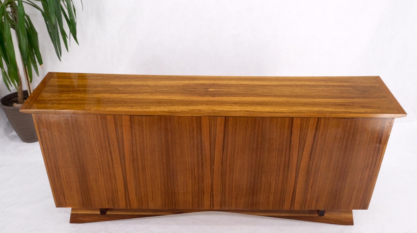 EstablishedLines George Nakashima for Widdicomb Long Dresser Credenza Cabinet Burl Sliding Doors