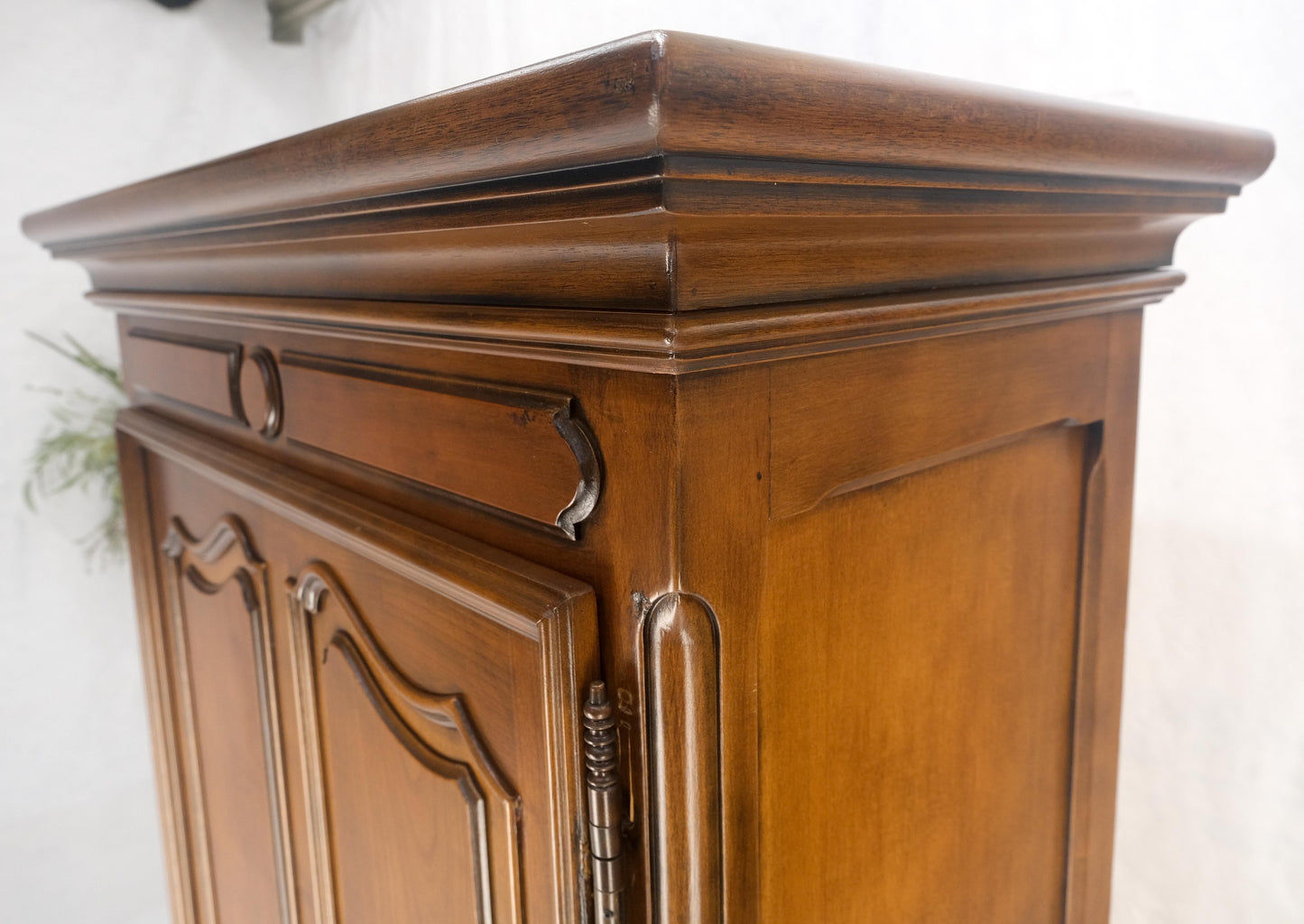 EstablishedLines One Door 78" tall Narrow Adjustable Shelves Linen Press Cabinet Storage Bookcase