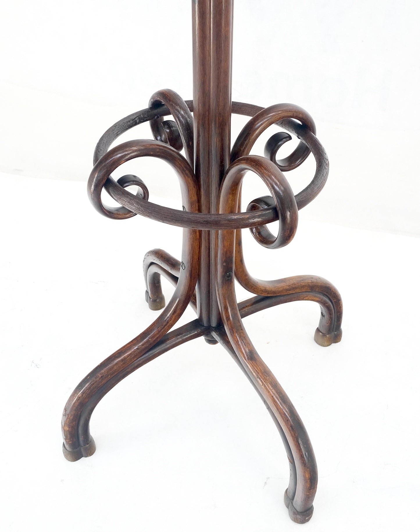 EstablishedLines Very Fine c1920s Thonet Atr. Bent Beechwood Revolving Coat Rack