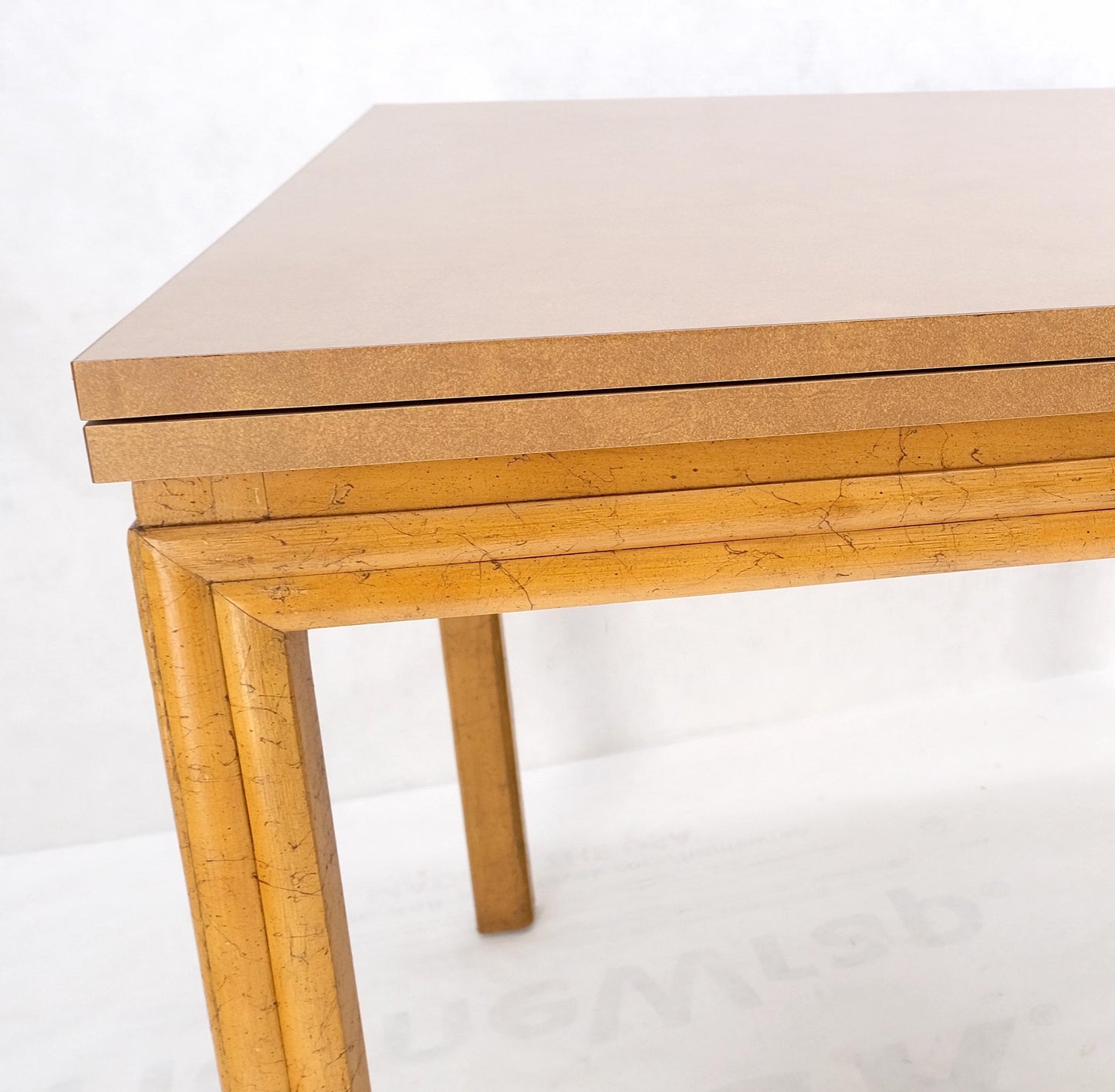 EstablishedLines Mid-Century Modern Flip Top Square Melamine Kitchen Dining Game Table MINT!