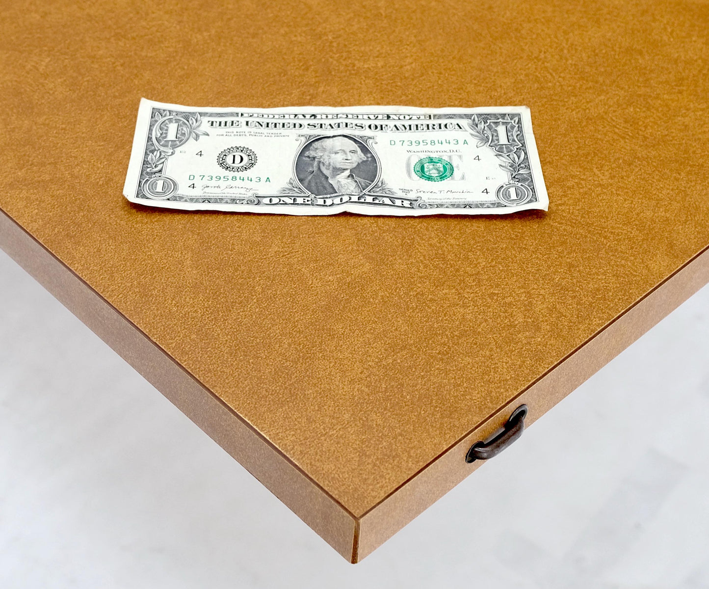 EstablishedLines Mid-Century Modern Flip Top Square Melamine Kitchen Dining Game Table MINT!