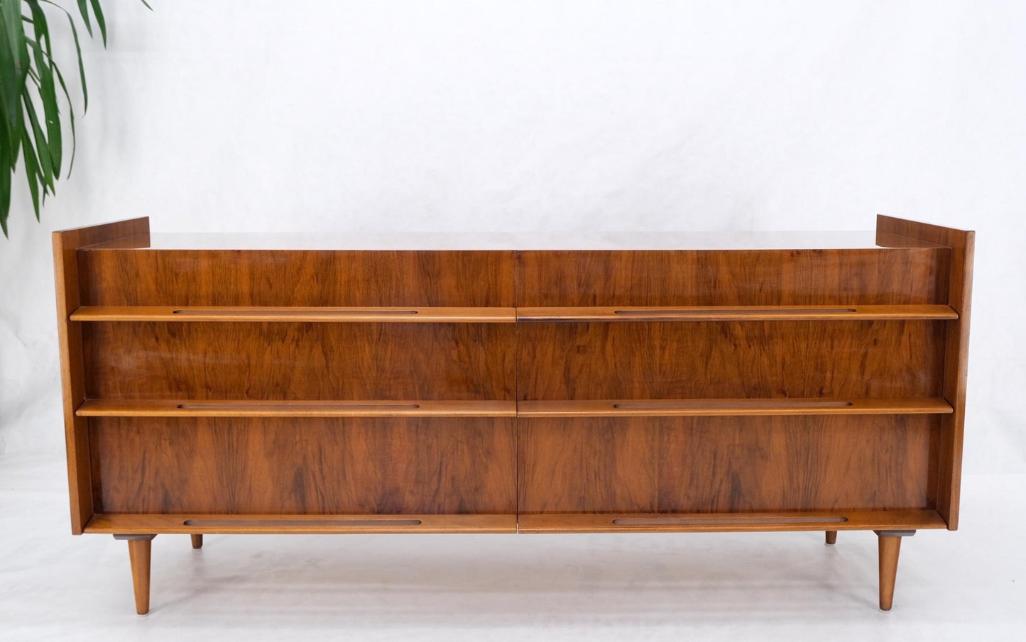 EstablishedLines Edmond Spence Lacquered Walnut 6 Drawers Long Dresser Cabinet Credenza Mint!