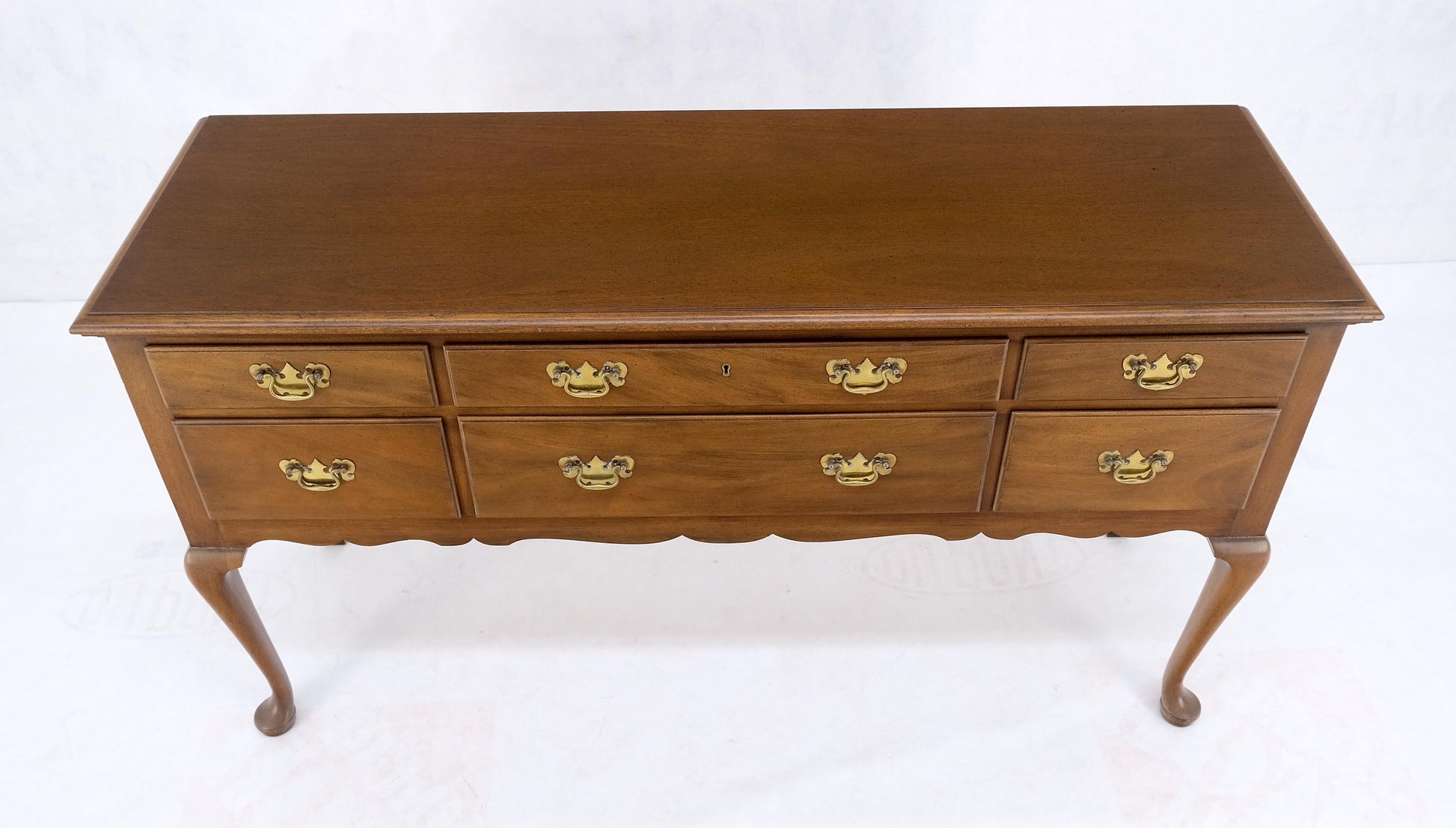 EstablishedLines Kittinger Light Mahogany Queen Anne 6 Drawer Sideboard Server Credenza MINT!