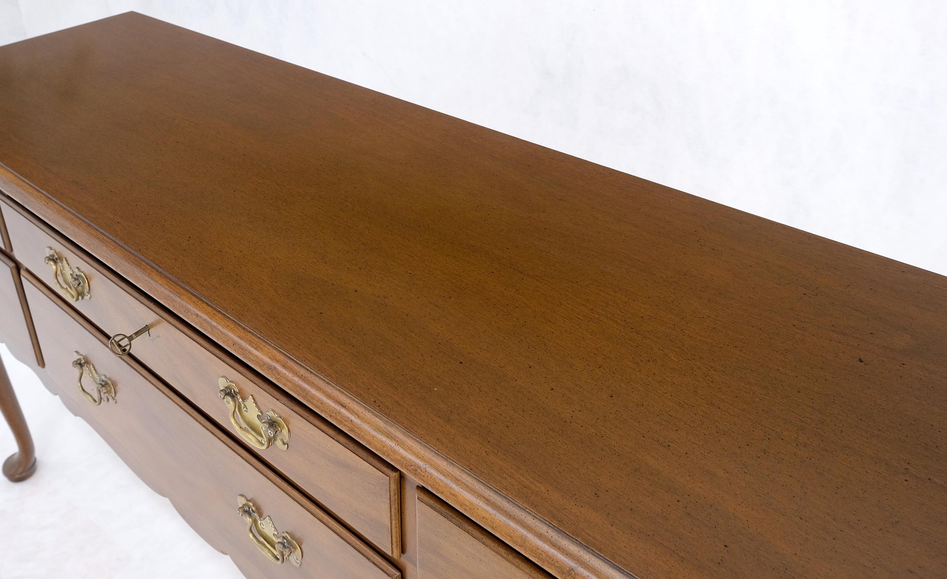 EstablishedLines Kittinger Light Mahogany Queen Anne 6 Drawer Sideboard Server Credenza MINT!