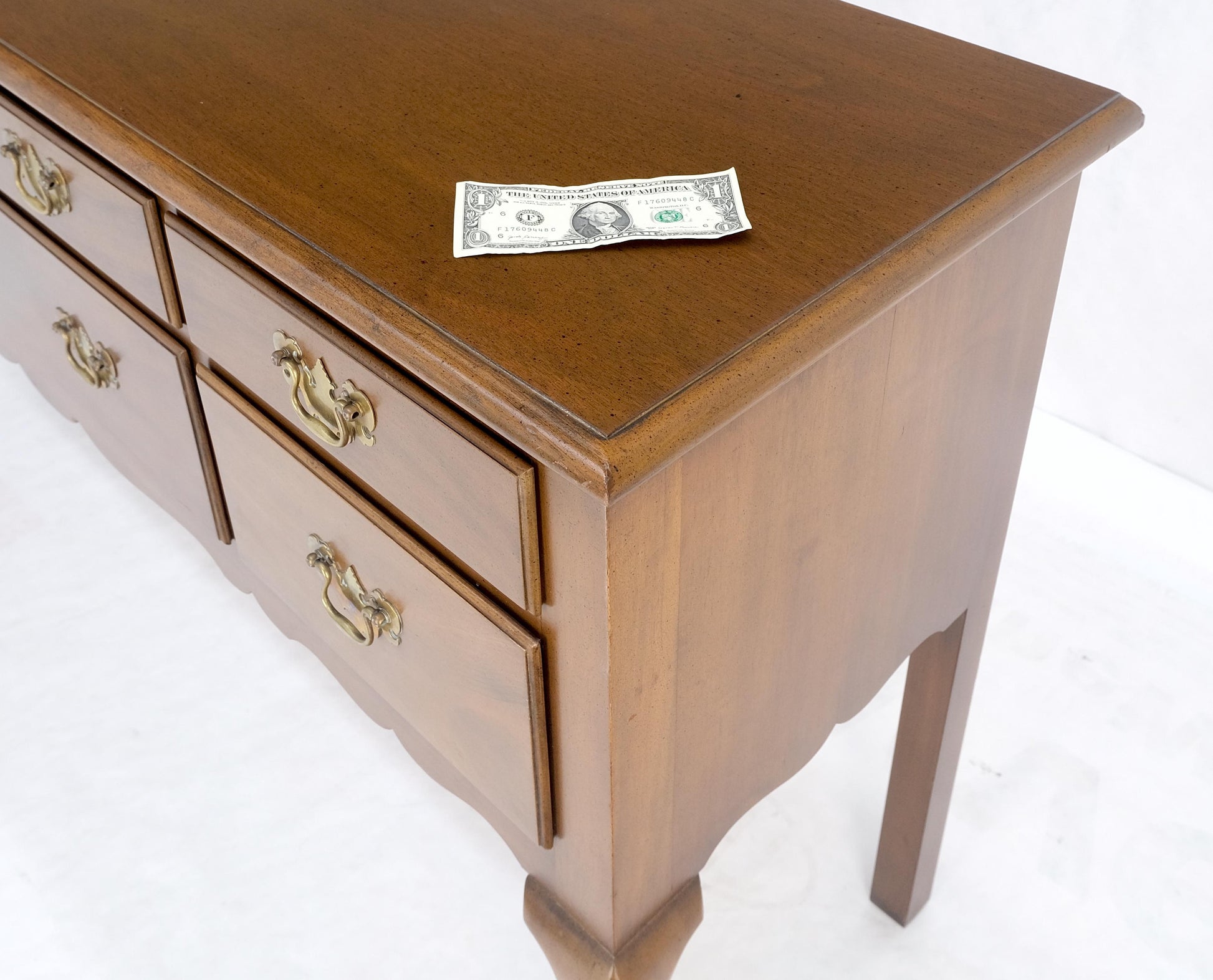 EstablishedLines Kittinger Light Mahogany Queen Anne 6 Drawer Sideboard Server Credenza MINT!