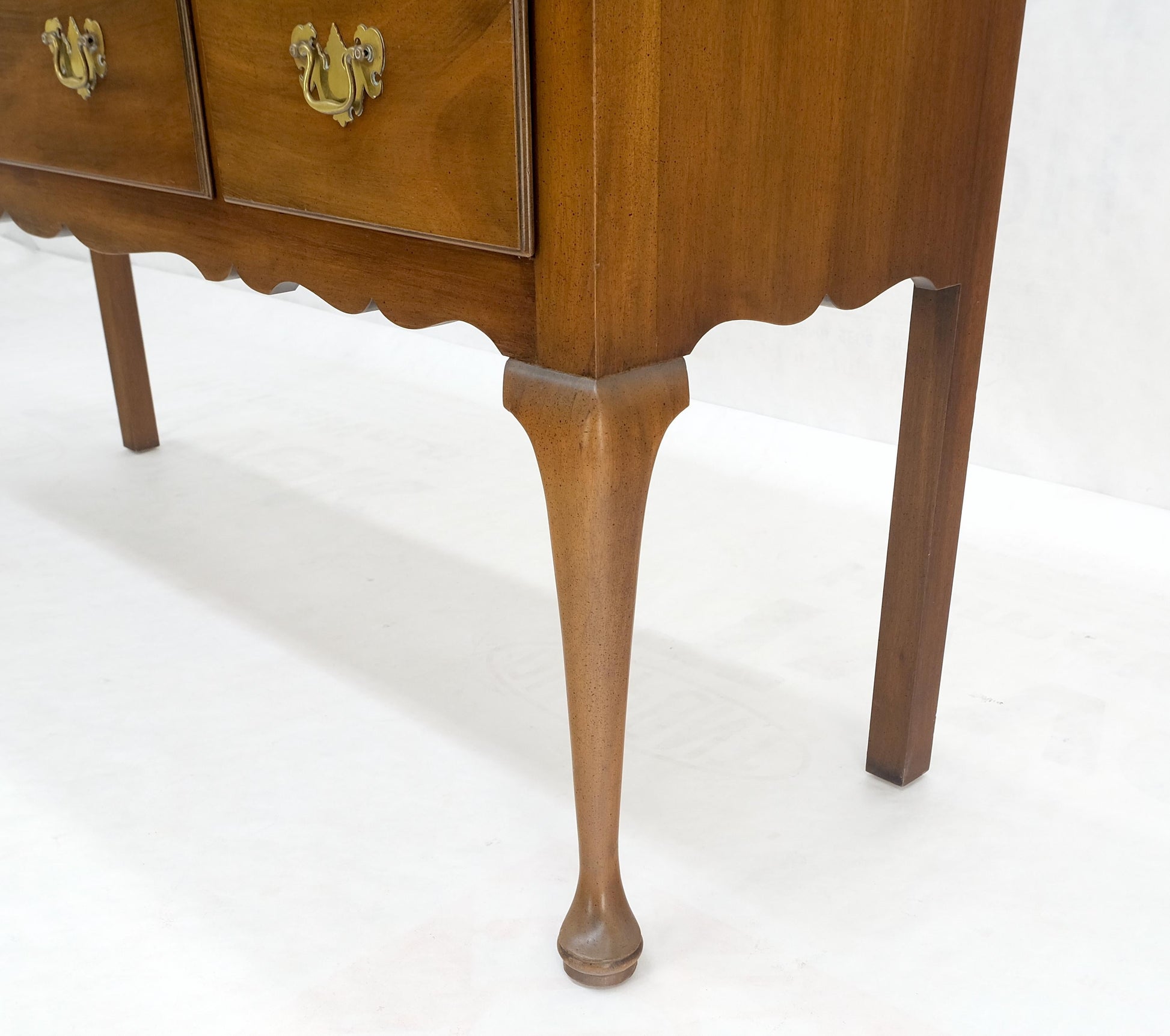 EstablishedLines Kittinger Light Mahogany Queen Anne 6 Drawer Sideboard Server Credenza MINT!