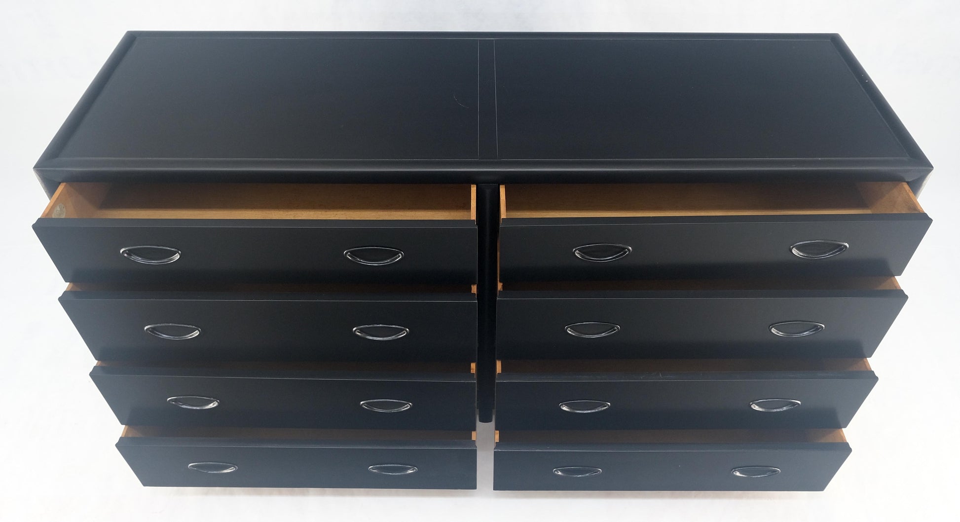 EstablishedLines Michael Taylor Baker 8 Drawers Ebonized Double Dresser Credenza Mid Century MINT