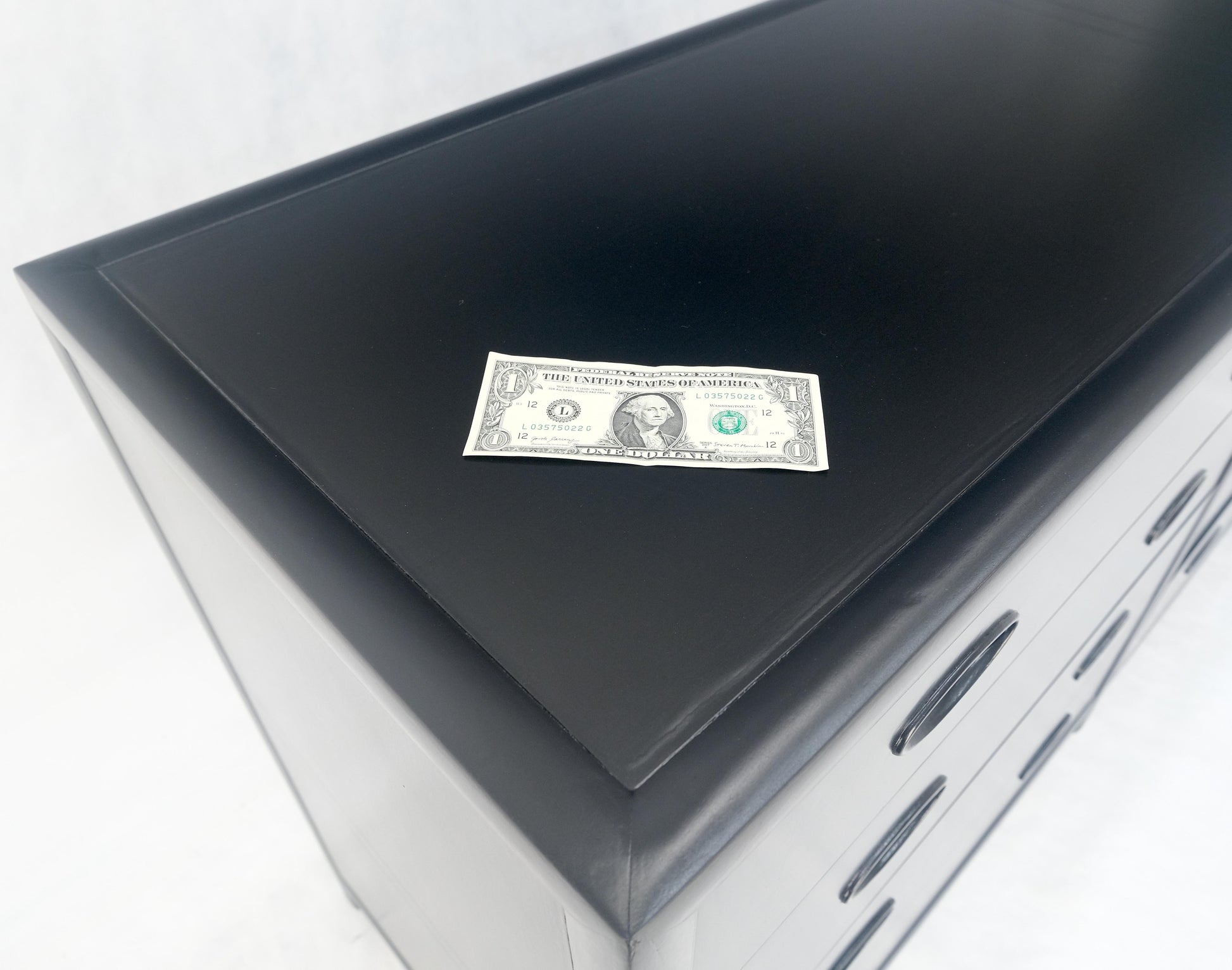 EstablishedLines Michael Taylor Baker 8 Drawers Ebonized Double Dresser Credenza Mid Century MINT