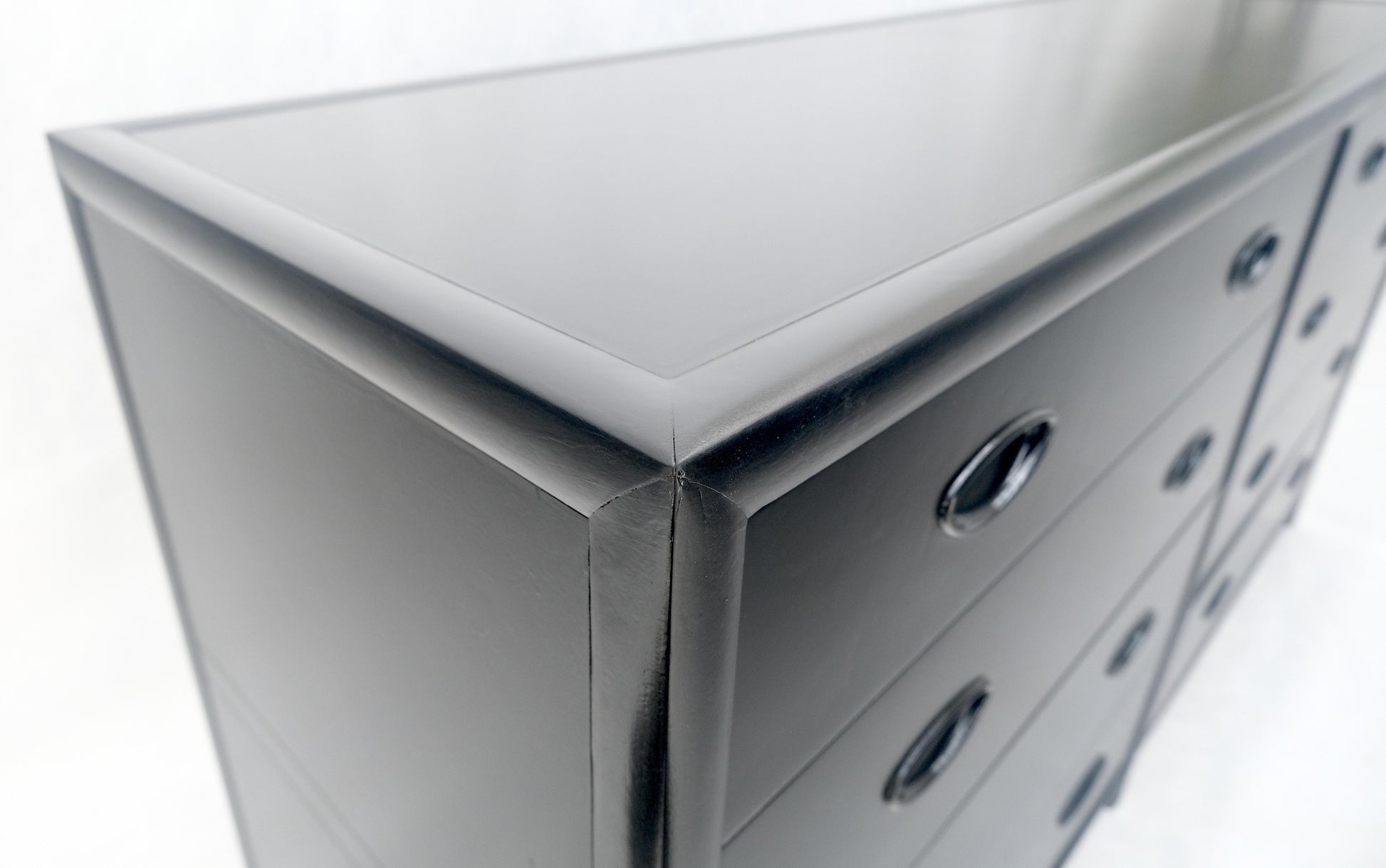 EstablishedLines Michael Taylor Baker 8 Drawers Ebonized Double Dresser Credenza Mid Century MINT