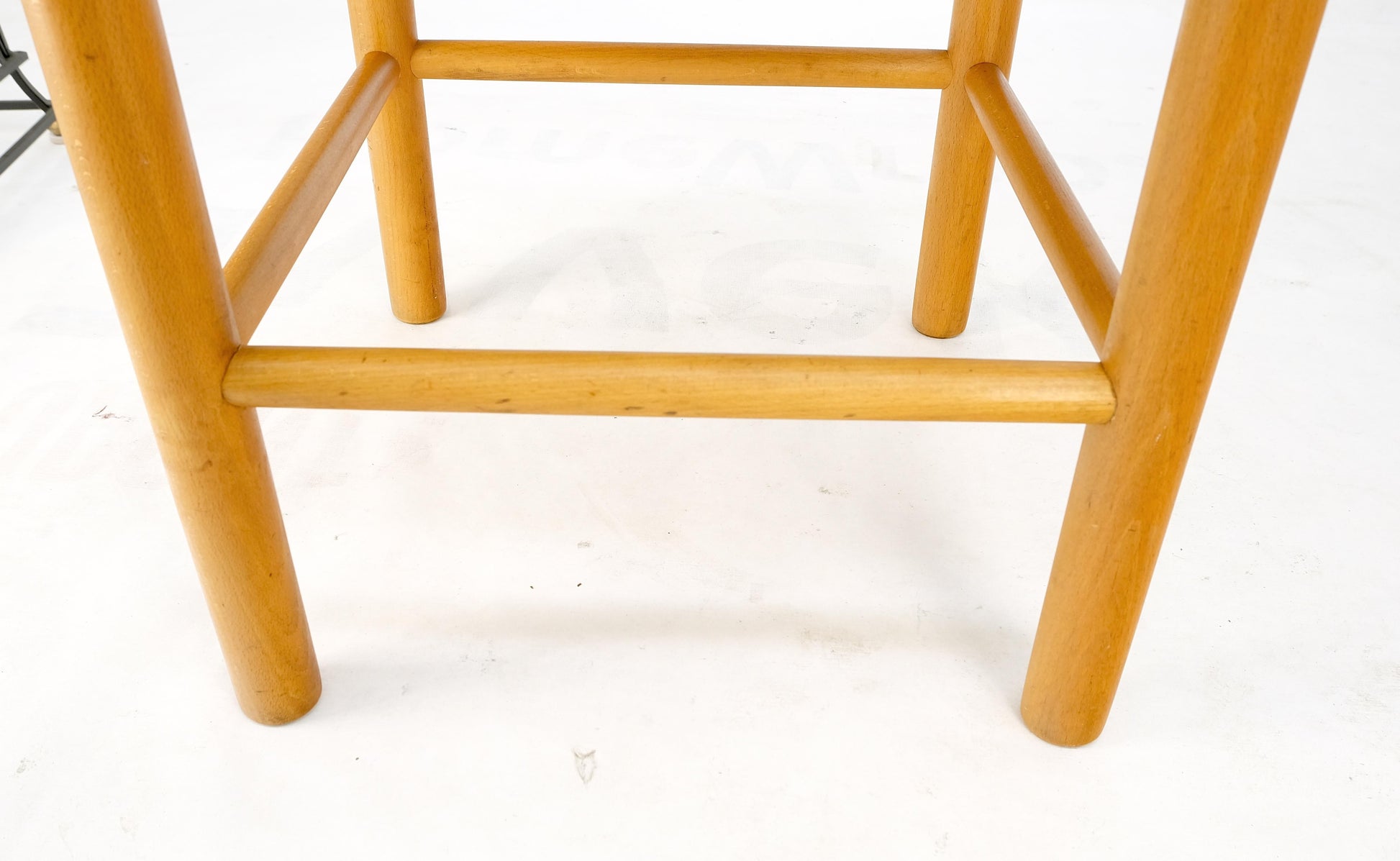 EstablishedLines Danish Mid-Century Modern Fritz Hansen Rush Seat Bent Wood Corner Chair MINT!