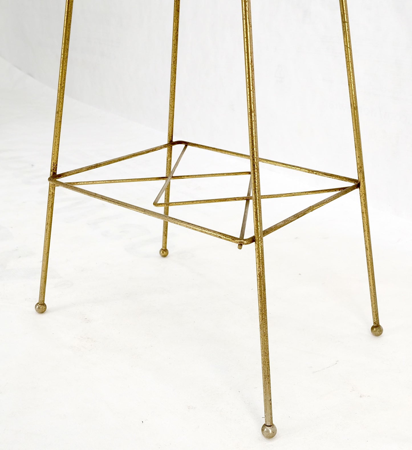 EstablishedLines 1950's Tony Paul Style Wire Base Porcelain Pottery Ash Tray MINT!