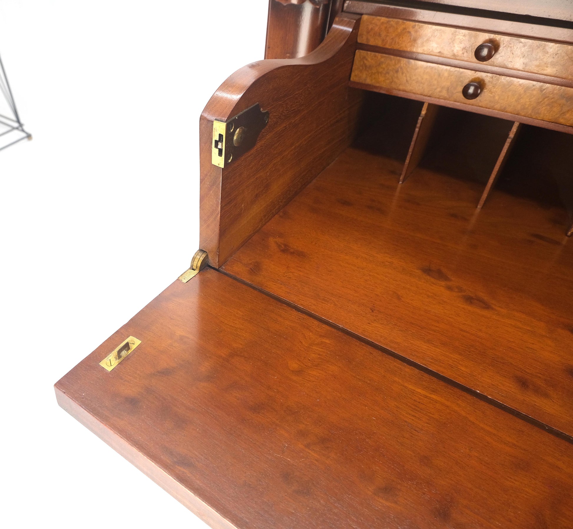 EstablishedLines 19th Century Wellington Mahogany Chest Of Drawers Secretary Desk Dovetails Clean