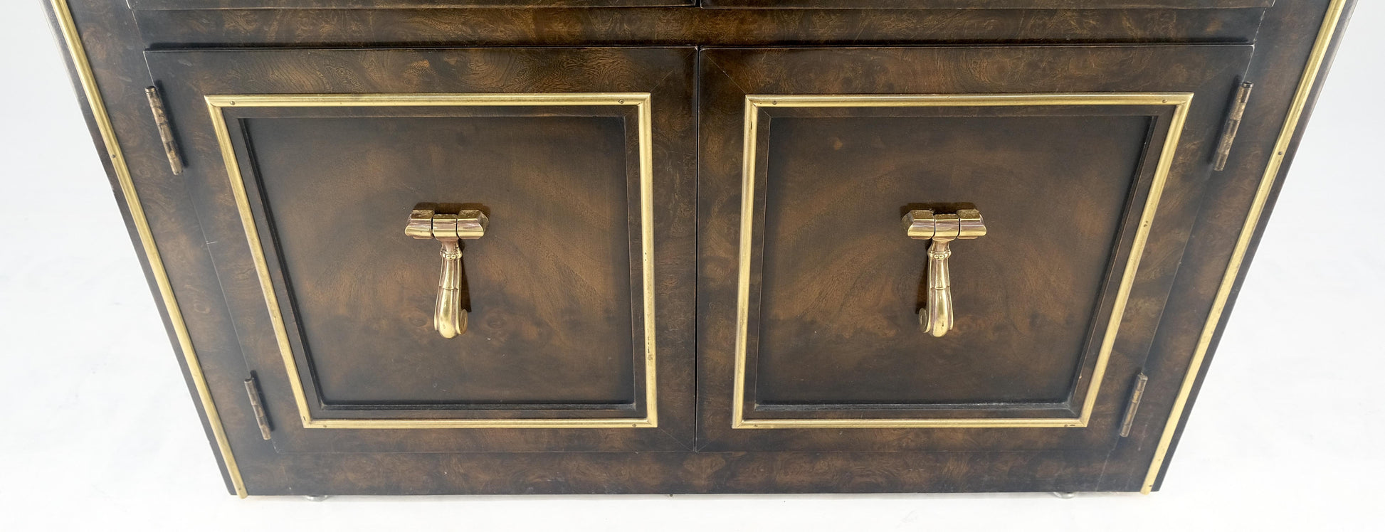 EstablishedLines Mastercraft Dome Shape Top Two Doors Glass Shelve Display Curio Cabinet Showcase