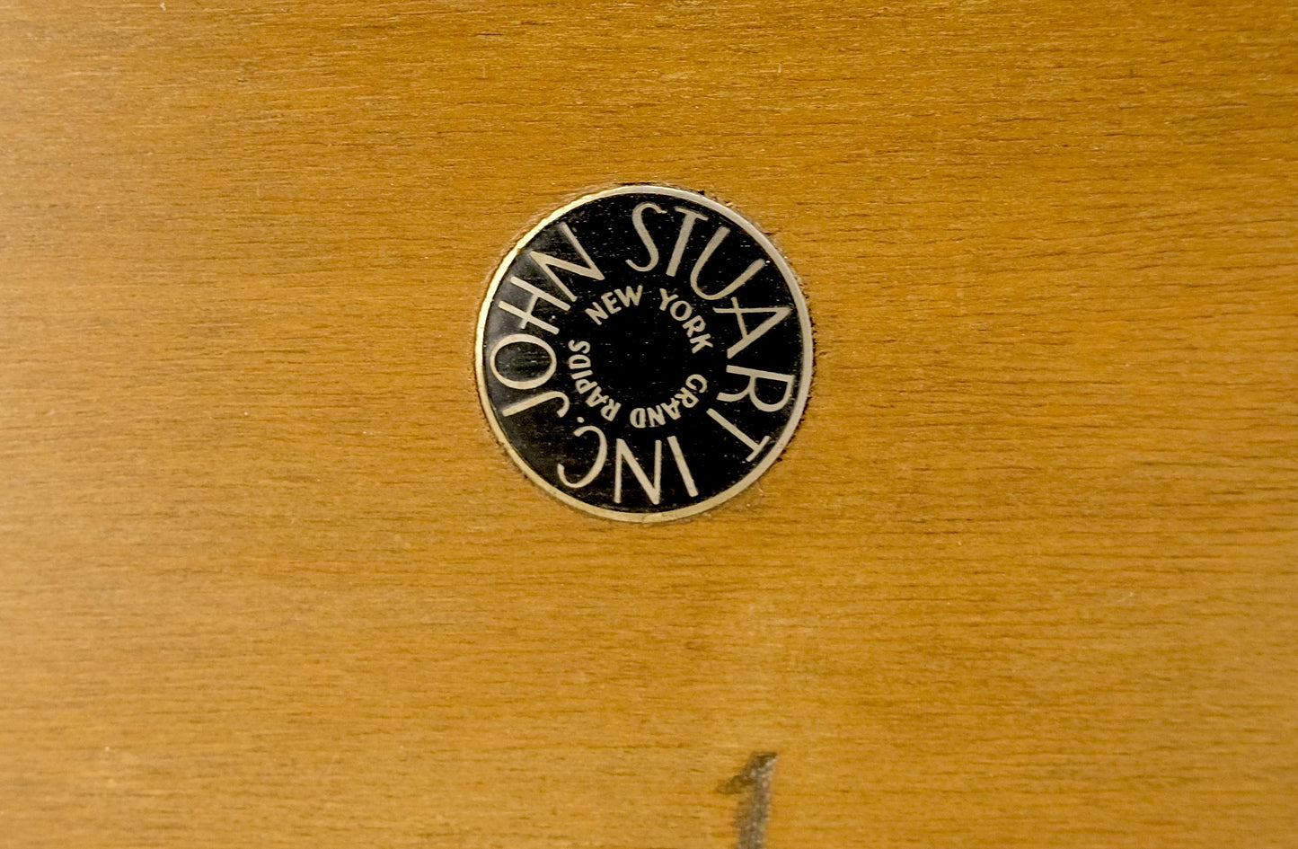 EstablishedLines Paul Frankl Light Walnut Brass Accents Queen Size XXX Movie Headboard Bed MINT