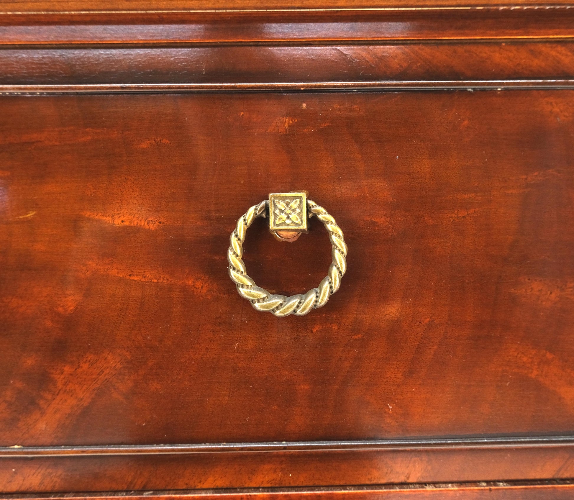 EstablishedLines Very Fine Custom c1940s Bubble Glass Drop Front Butlers Desk Break Front MINT