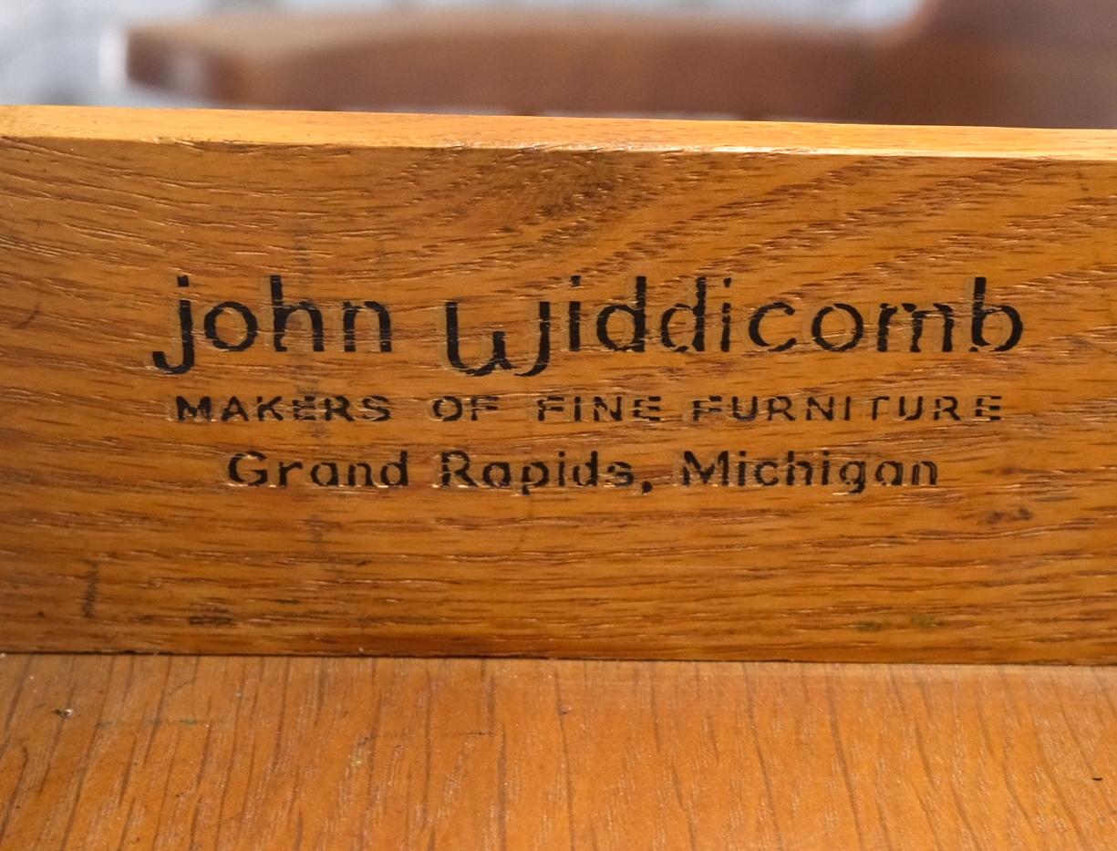 EstablishedLines Widdicomb Tambour Doors Compartment Console Server Credenza Cabinet Sideboard