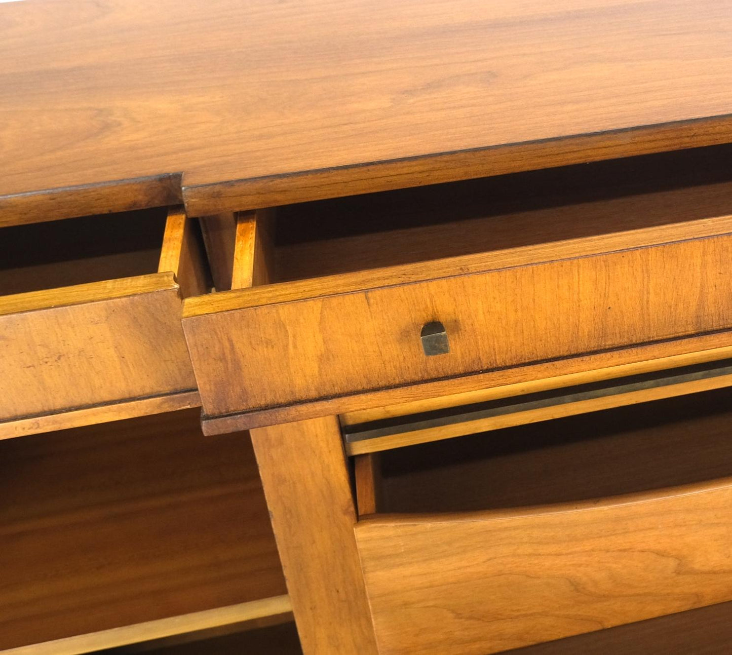 EstablishedLines Widdicomb Tambour Doors Compartment Console Server Credenza Cabinet Sideboard