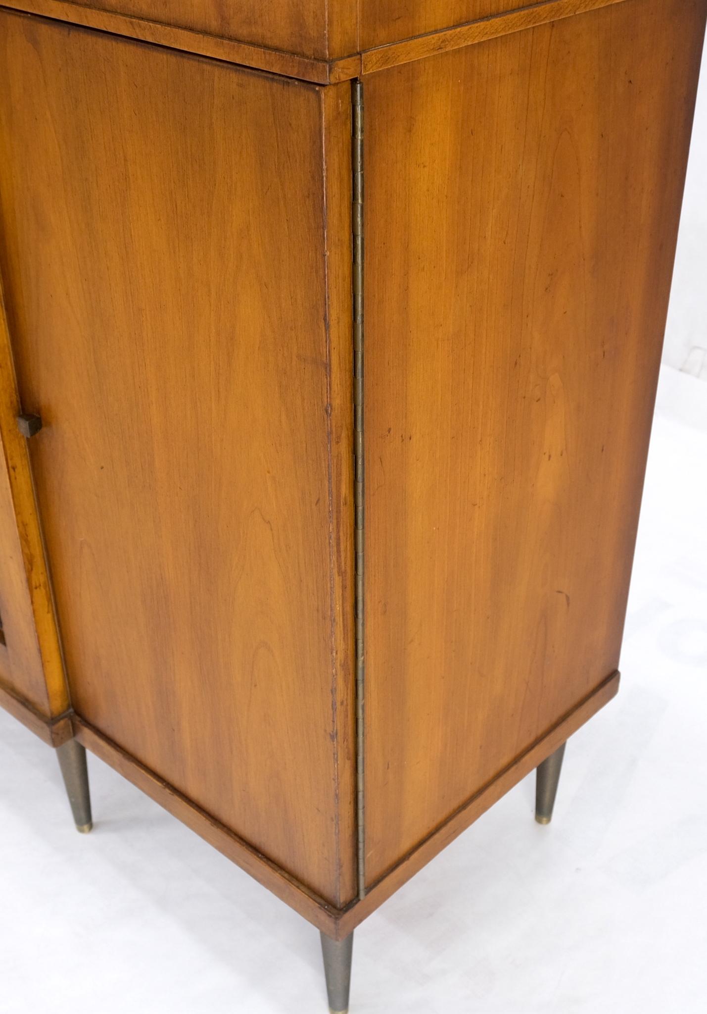 EstablishedLines Widdicomb Tambour Doors Compartment Console Server Credenza Cabinet Sideboard