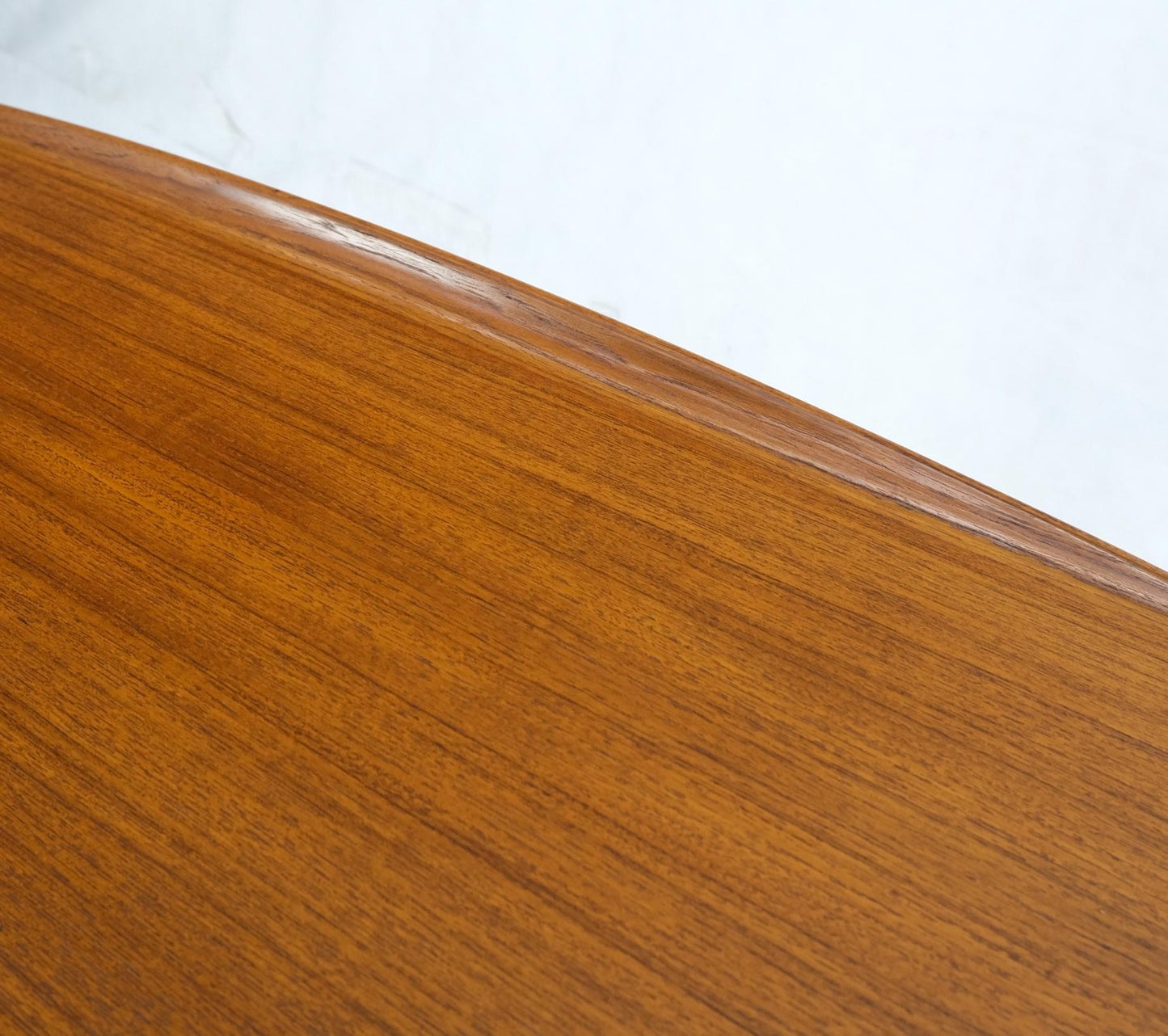 EstablishedLines Danish Mid-Century Modern Teak Square Rolled Edges Coffee Table MINT!