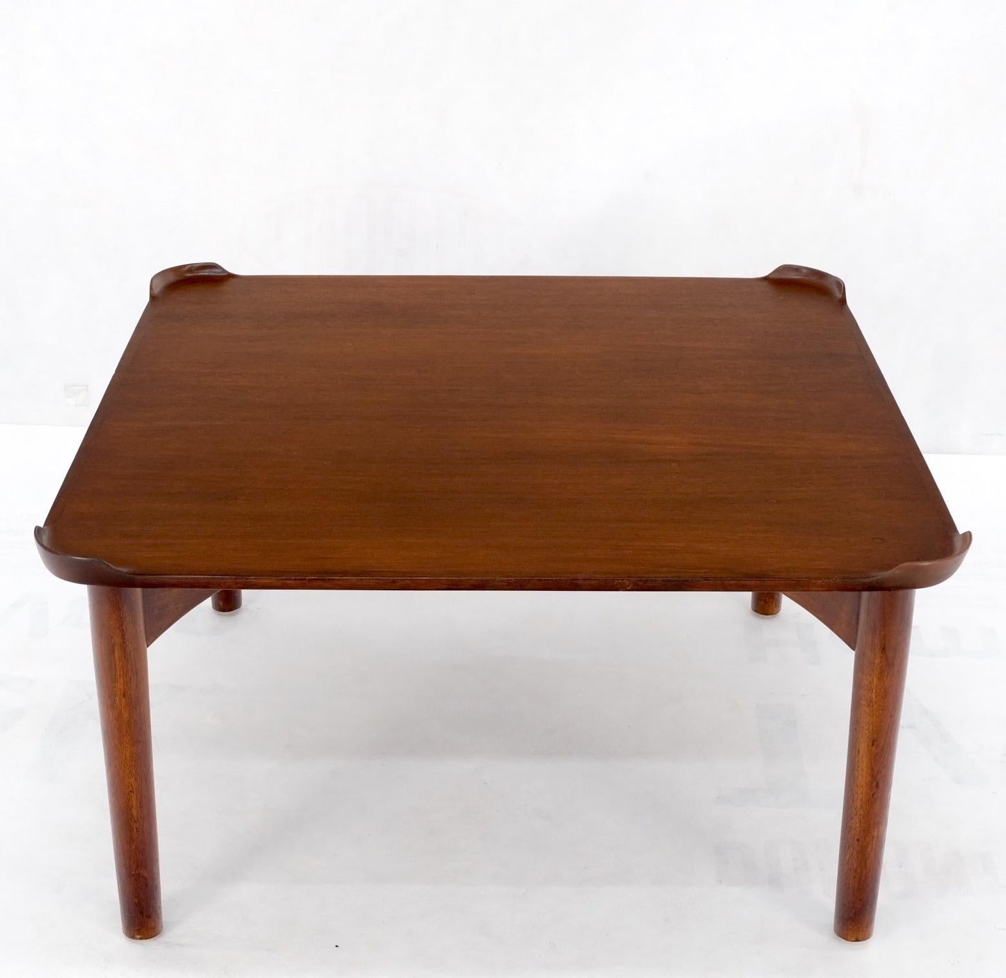 EstablishedLines Finn Juhl for Baker Square Walnut Mid-Century Modern Coffee Table
