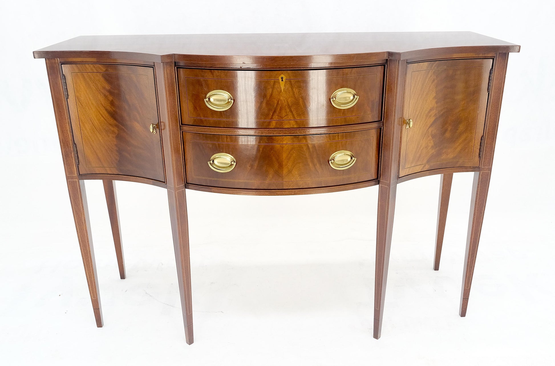 EstablishedLines Crotch Mahogany Federal Style Hickory Chair Sideboard MINT!