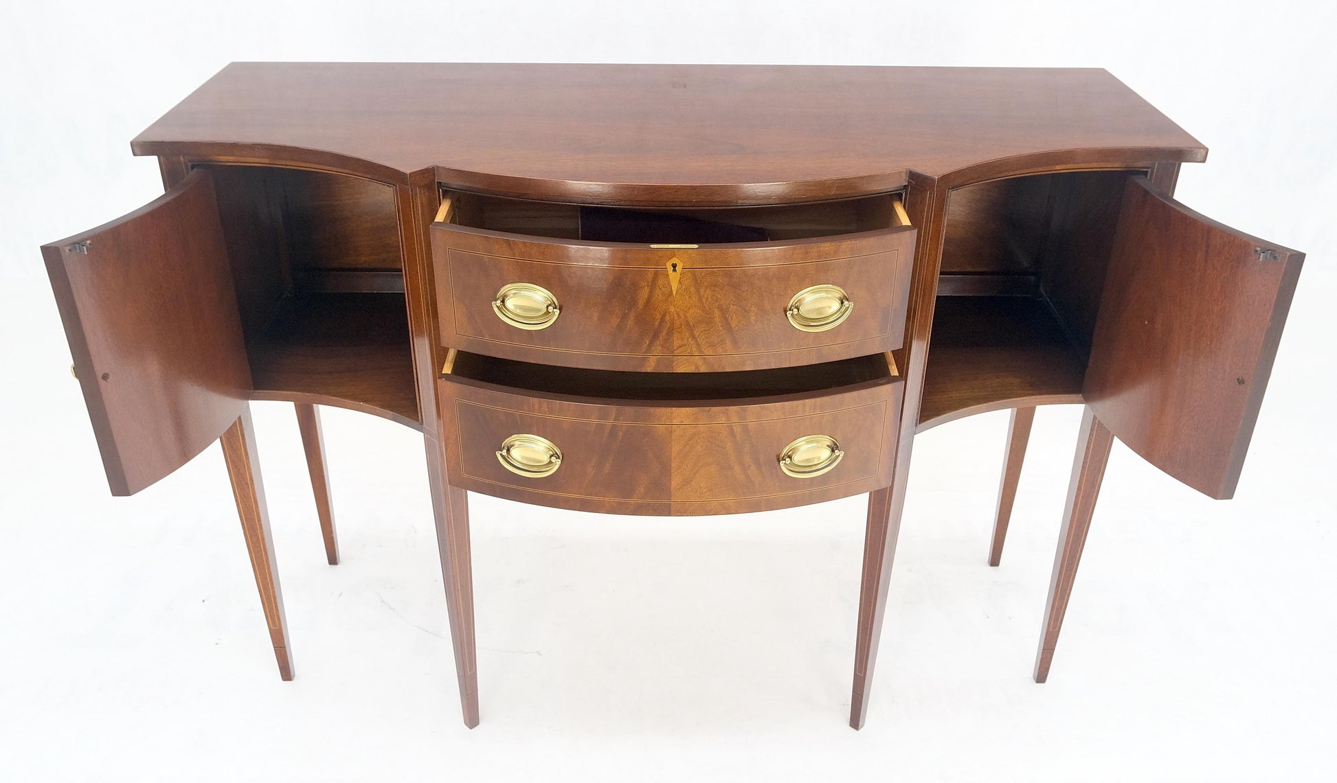 EstablishedLines Crotch Mahogany Federal Style Hickory Chair Sideboard MINT!