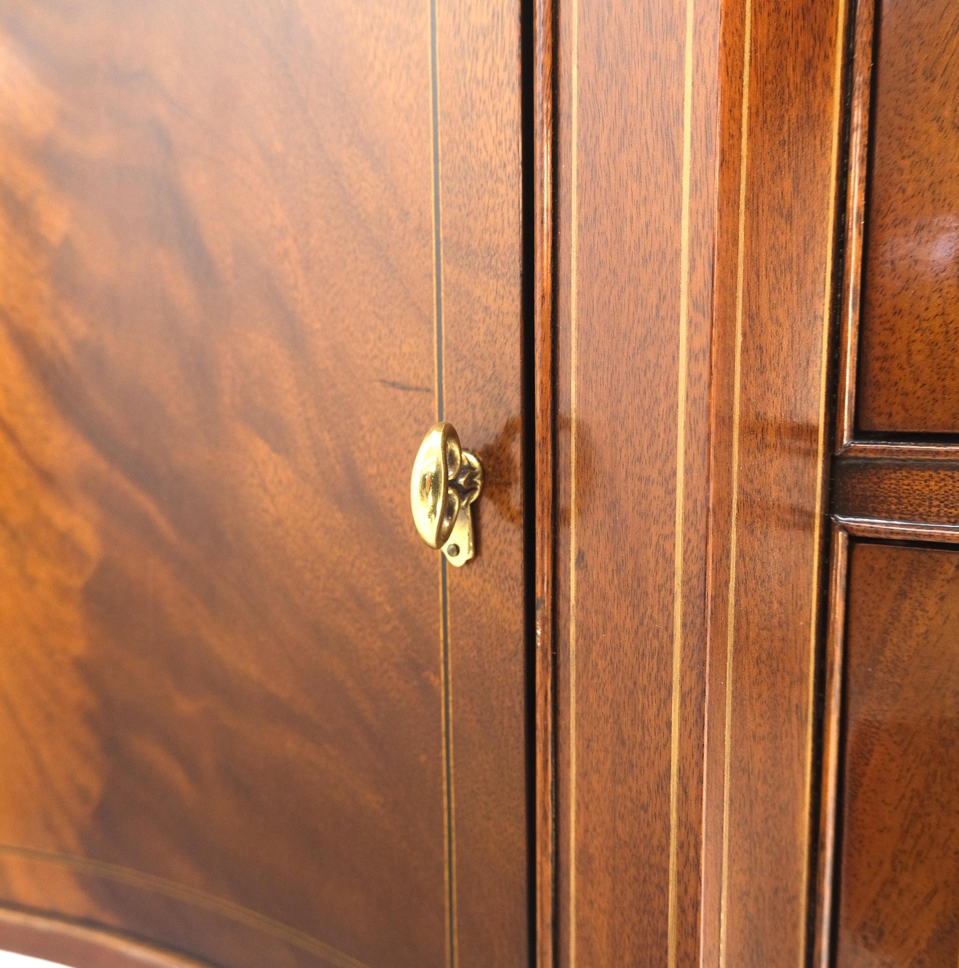 EstablishedLines Crotch Mahogany Federal Style Hickory Chair Sideboard MINT!