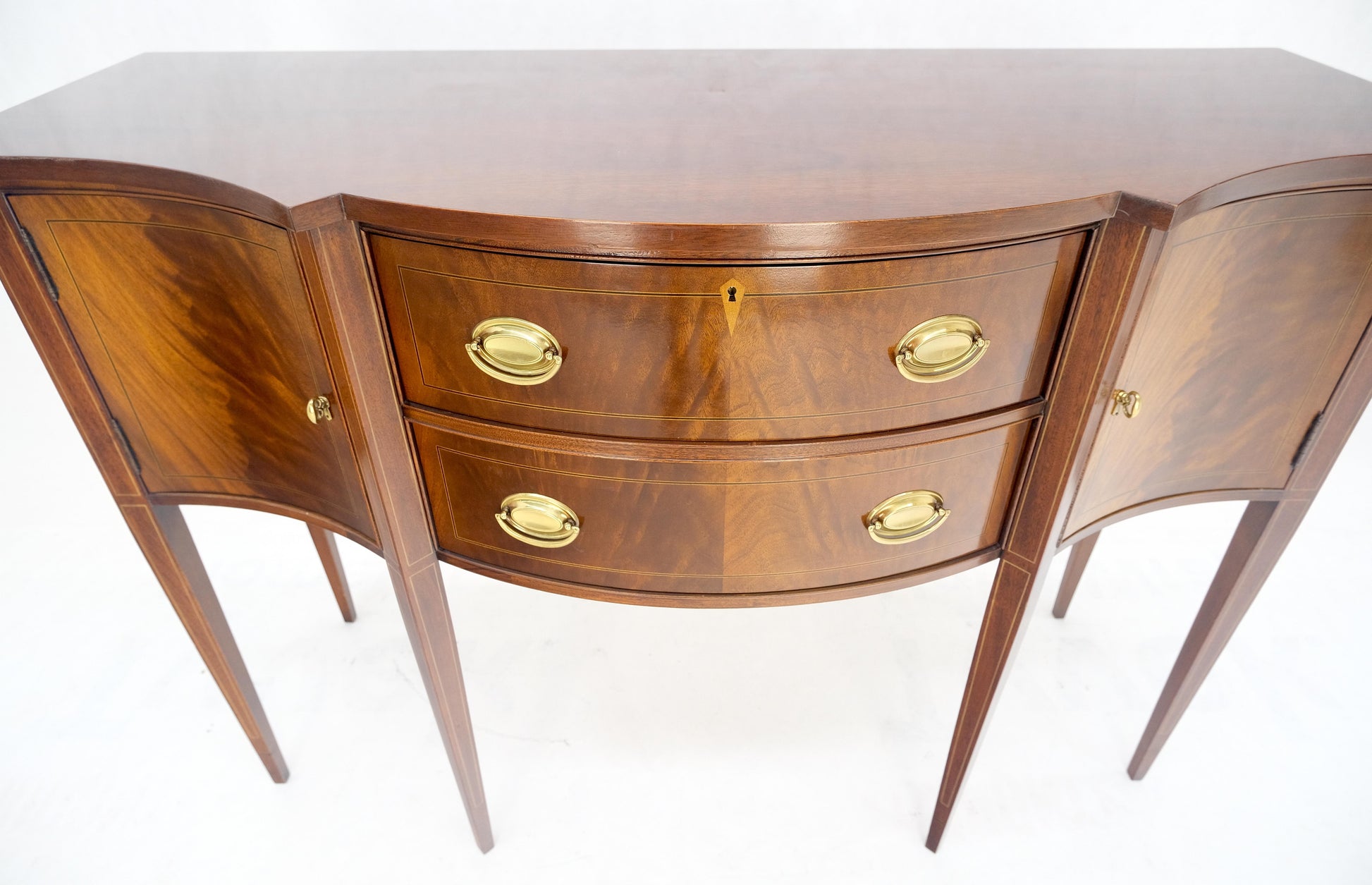 EstablishedLines Crotch Mahogany Federal Style Hickory Chair Sideboard MINT!