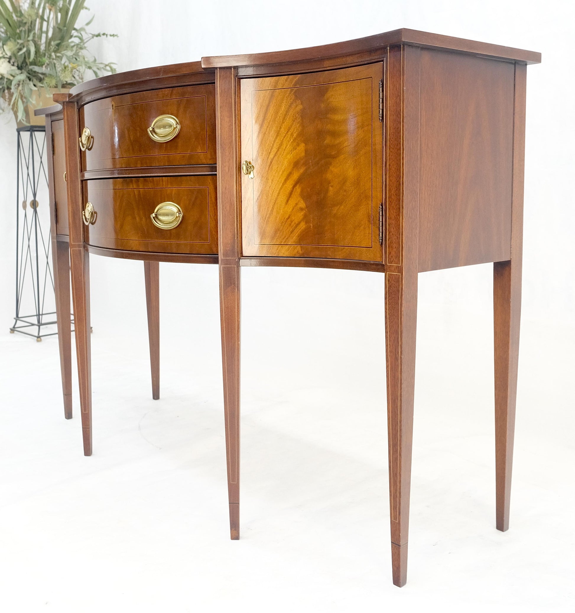 EstablishedLines Crotch Mahogany Federal Style Hickory Chair Sideboard MINT!