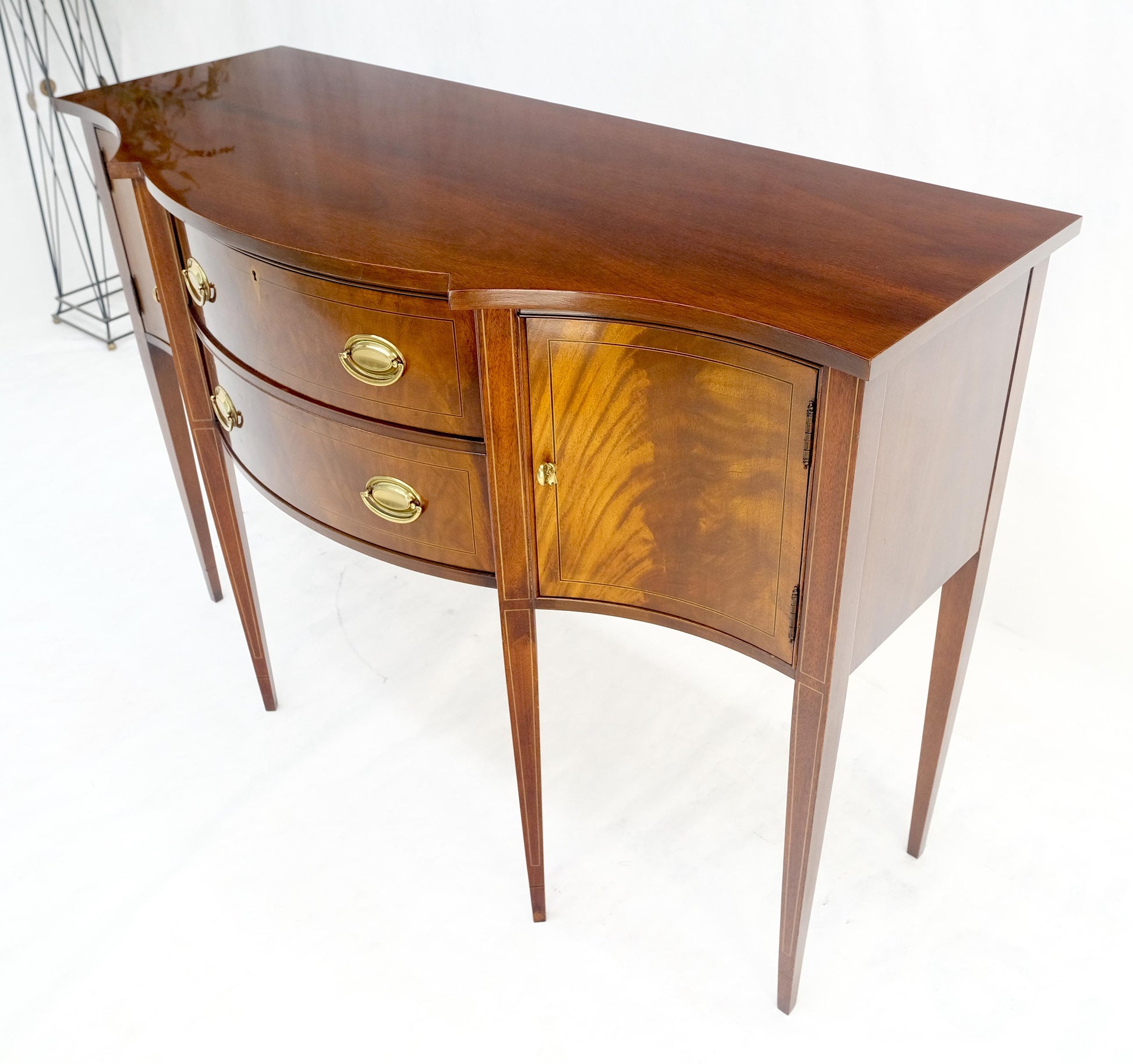 EstablishedLines Crotch Mahogany Federal Style Hickory Chair Sideboard MINT!