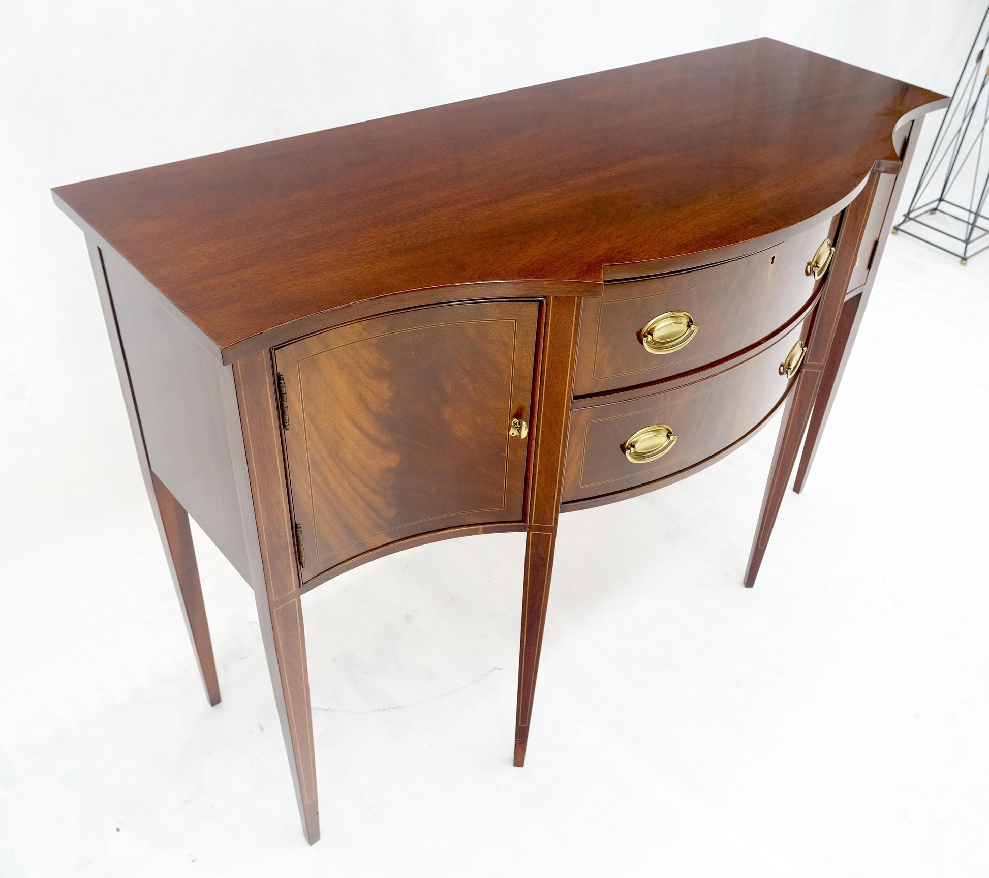 EstablishedLines Crotch Mahogany Federal Style Hickory Chair Sideboard MINT!