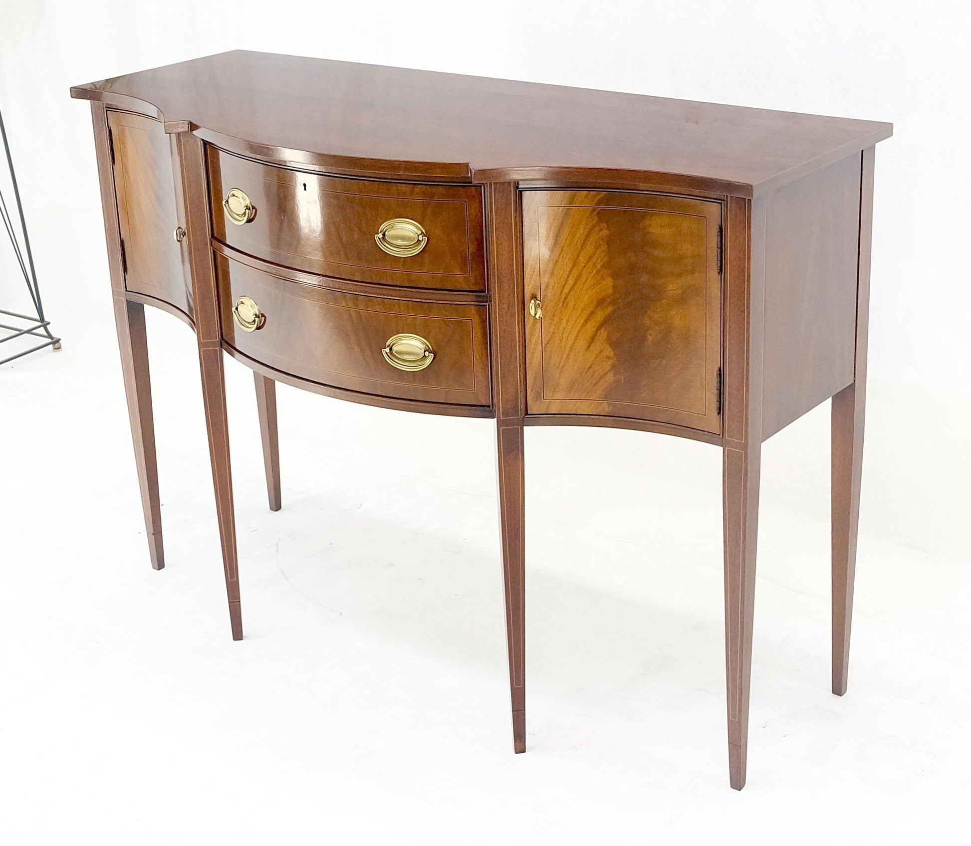 EstablishedLines Crotch Mahogany Federal Style Hickory Chair Sideboard MINT!