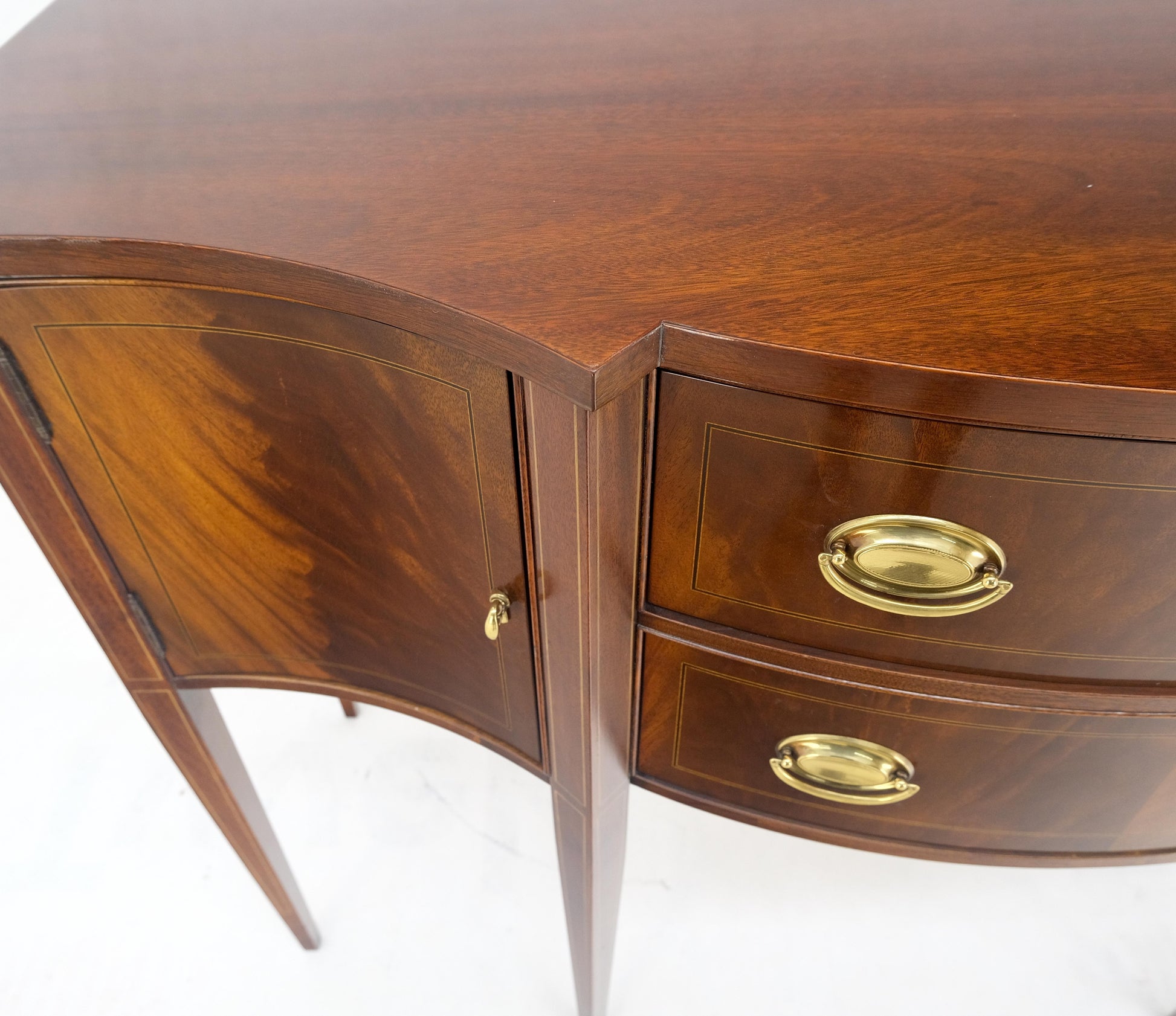 EstablishedLines Crotch Mahogany Federal Style Hickory Chair Sideboard MINT!