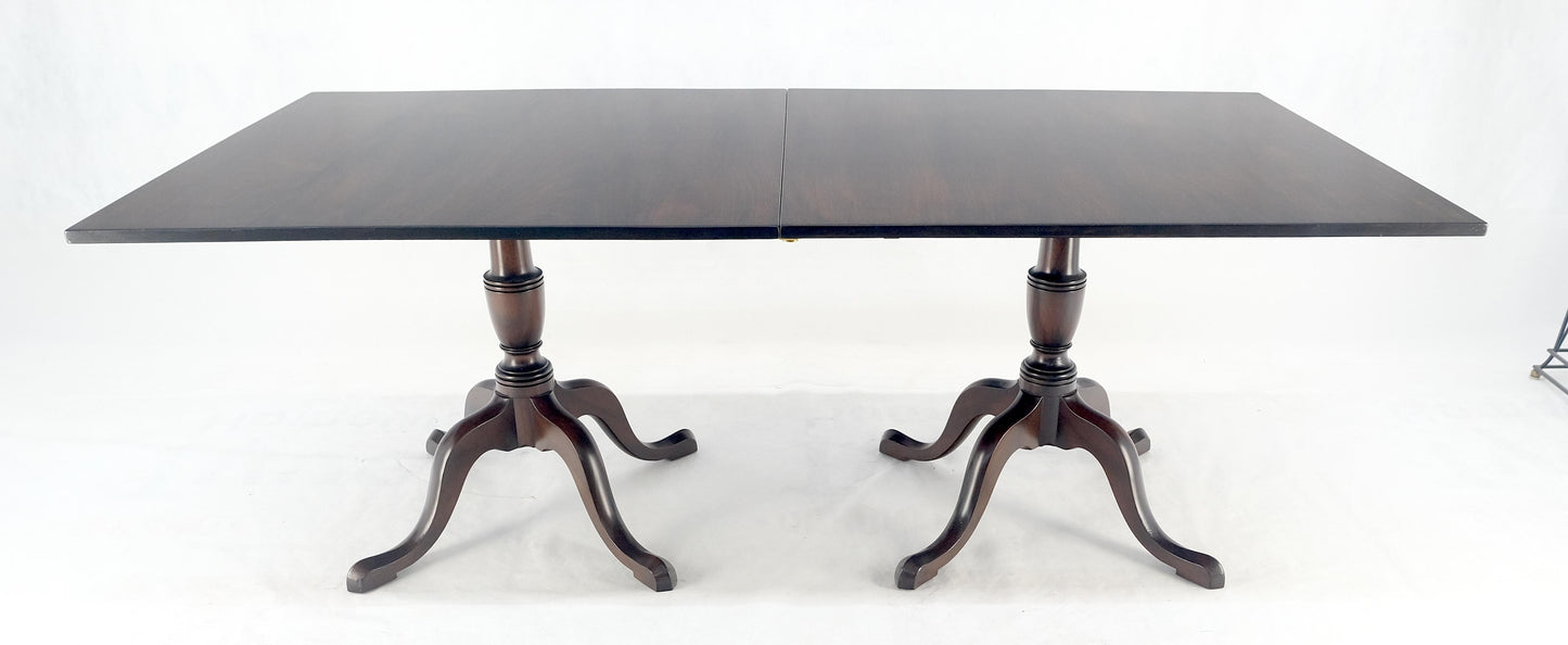 EstablishedLines Kittinger Double Pedestal SOLID Mahogany 1x24" Extension Board Leaf MINT!