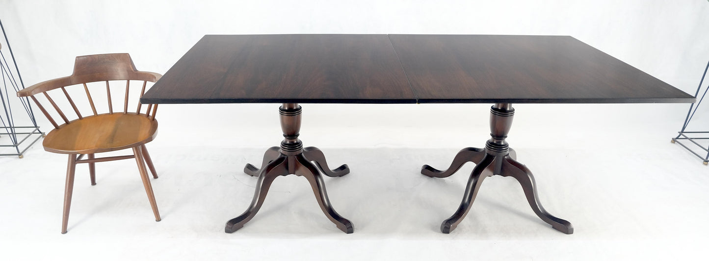 EstablishedLines Kittinger Double Pedestal SOLID Mahogany 1x24" Extension Board Leaf MINT!