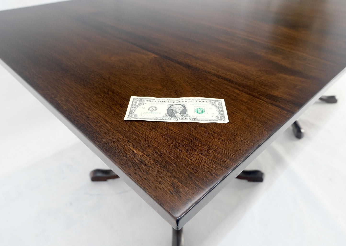 EstablishedLines Kittinger Double Pedestal SOLID Mahogany 1x24" Extension Board Leaf MINT!
