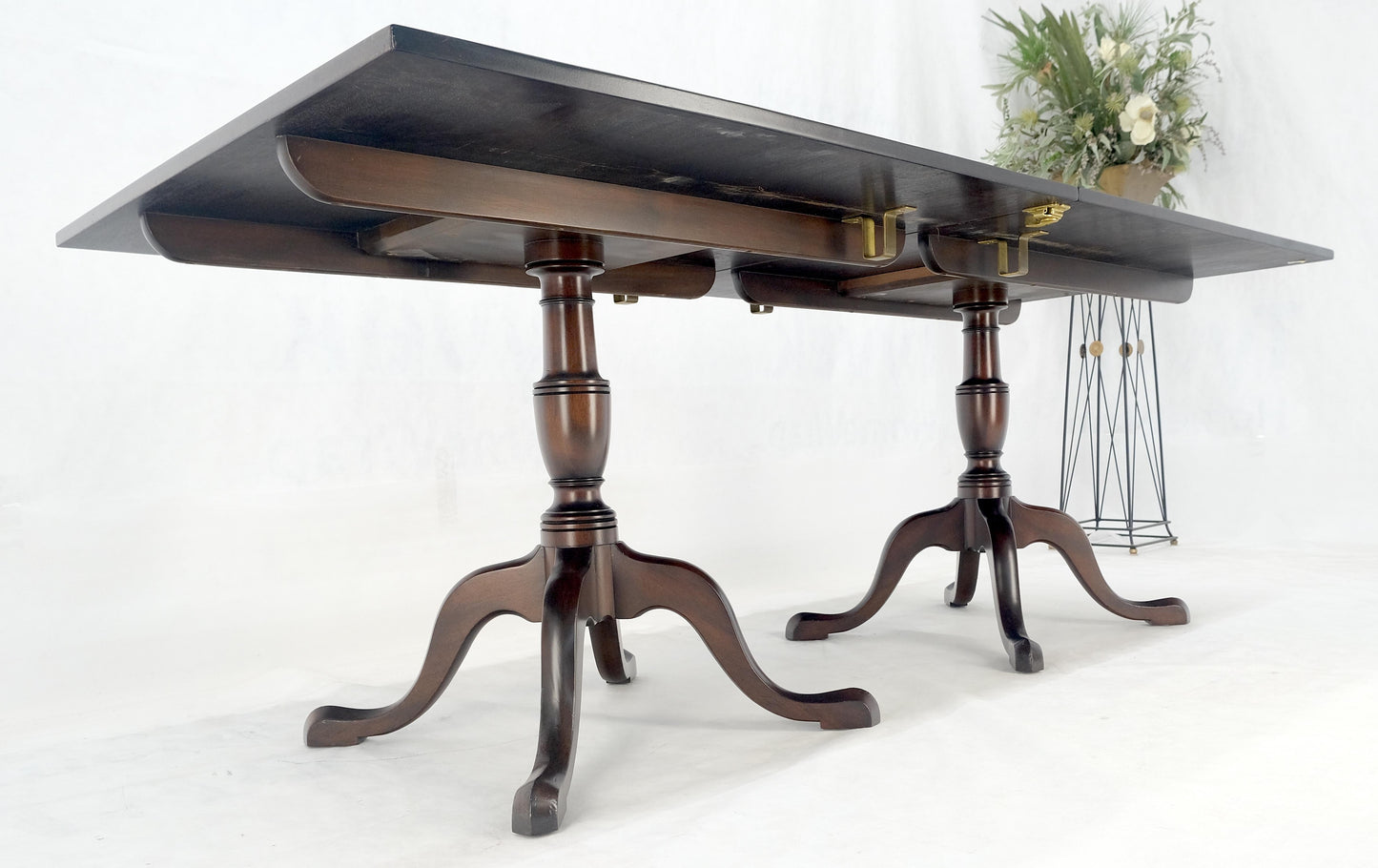 EstablishedLines Kittinger Double Pedestal SOLID Mahogany 1x24" Extension Board Leaf MINT!