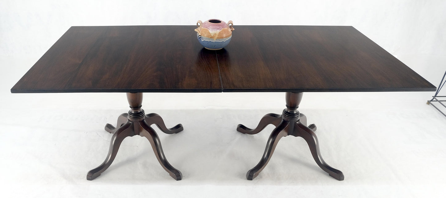 EstablishedLines Kittinger Double Pedestal SOLID Mahogany 1x24" Extension Board Leaf MINT!