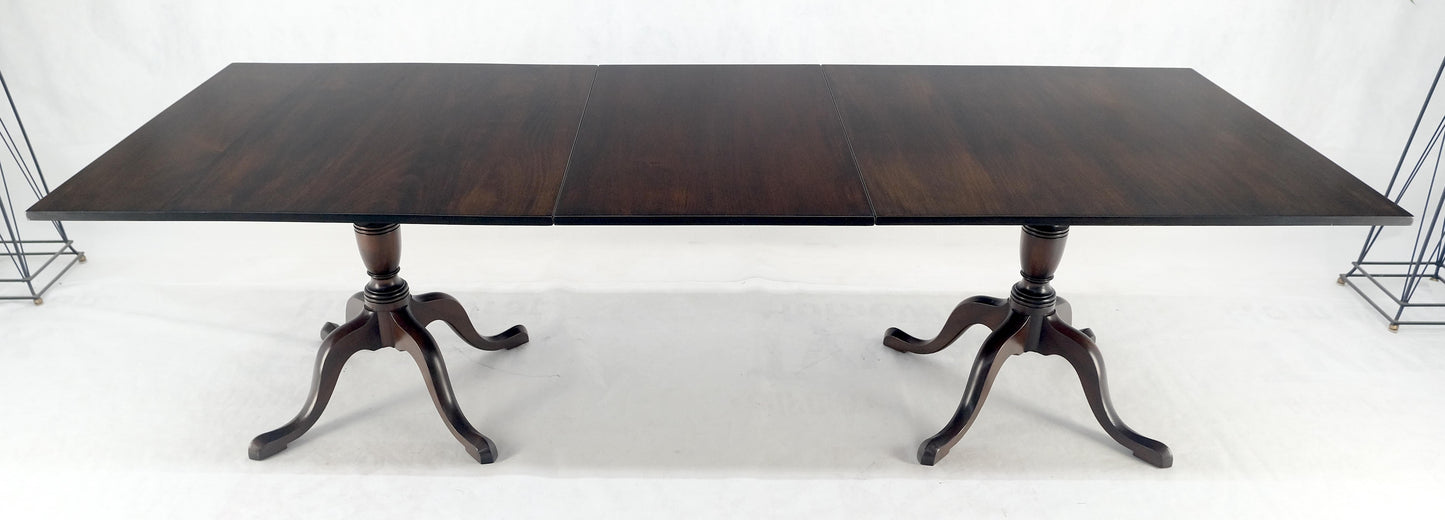 EstablishedLines Kittinger Double Pedestal SOLID Mahogany 1x24" Extension Board Leaf MINT!