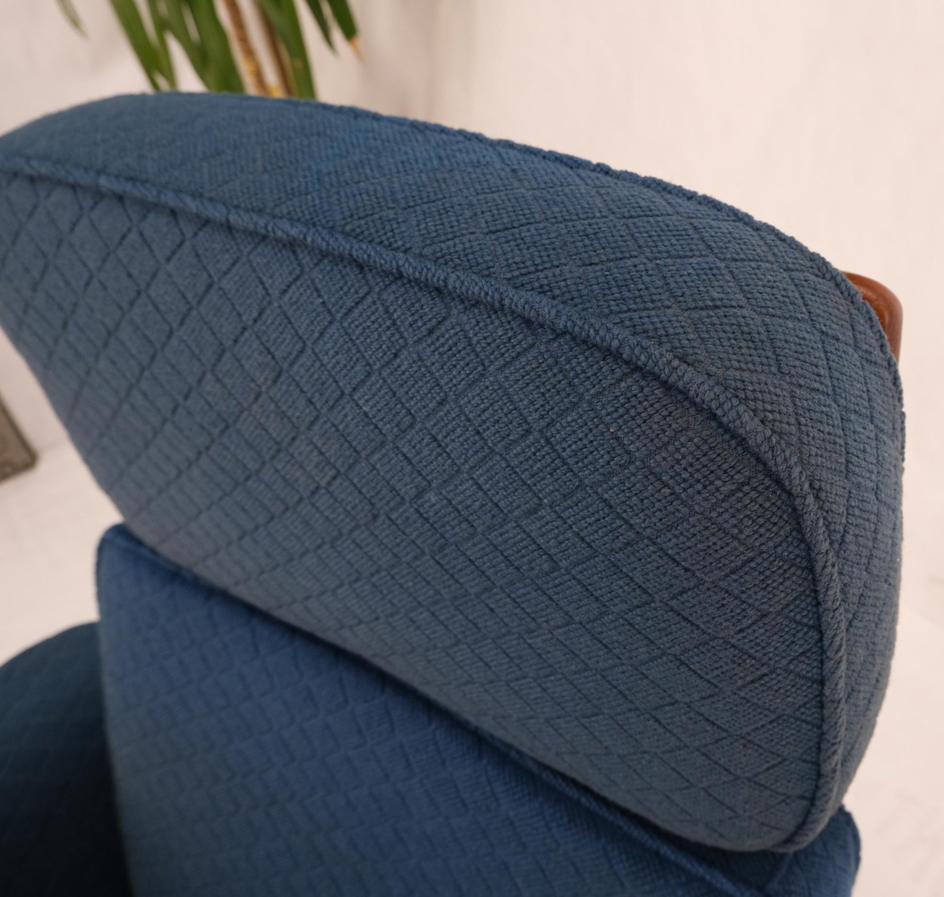 EstablishedLines Danish Mid Century Modern Teak Dowels Design Lounge Chair by Selig