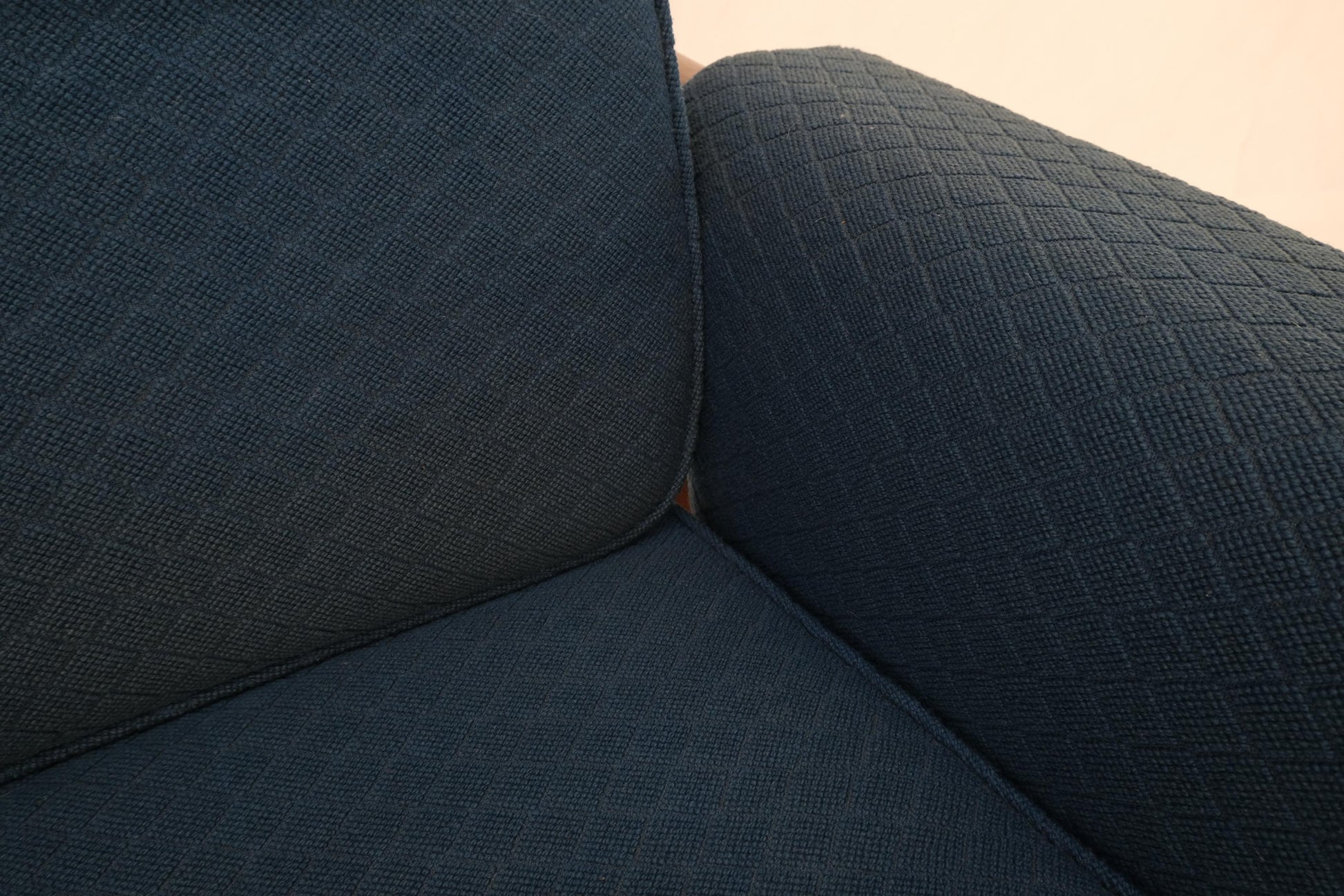 EstablishedLines Danish Mid Century Modern Teak Dowels Design Lounge Chair by Selig