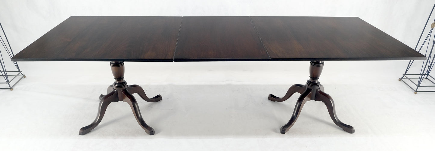 EstablishedLines Kittinger Double Pedestal SOLID Mahogany 1x24" Extension Board Leaf MINT!