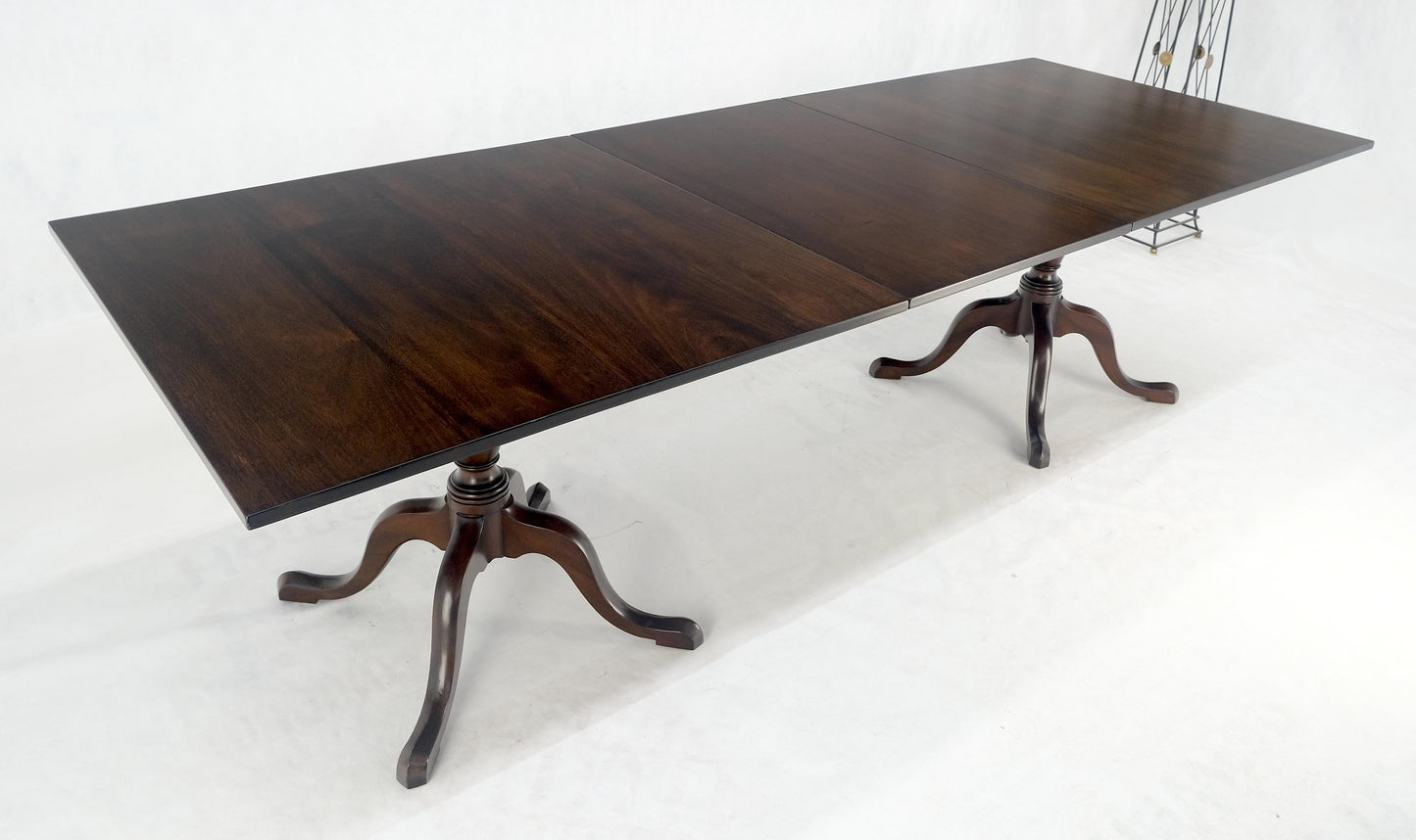 EstablishedLines Kittinger Double Pedestal SOLID Mahogany 1x24" Extension Board Leaf MINT!