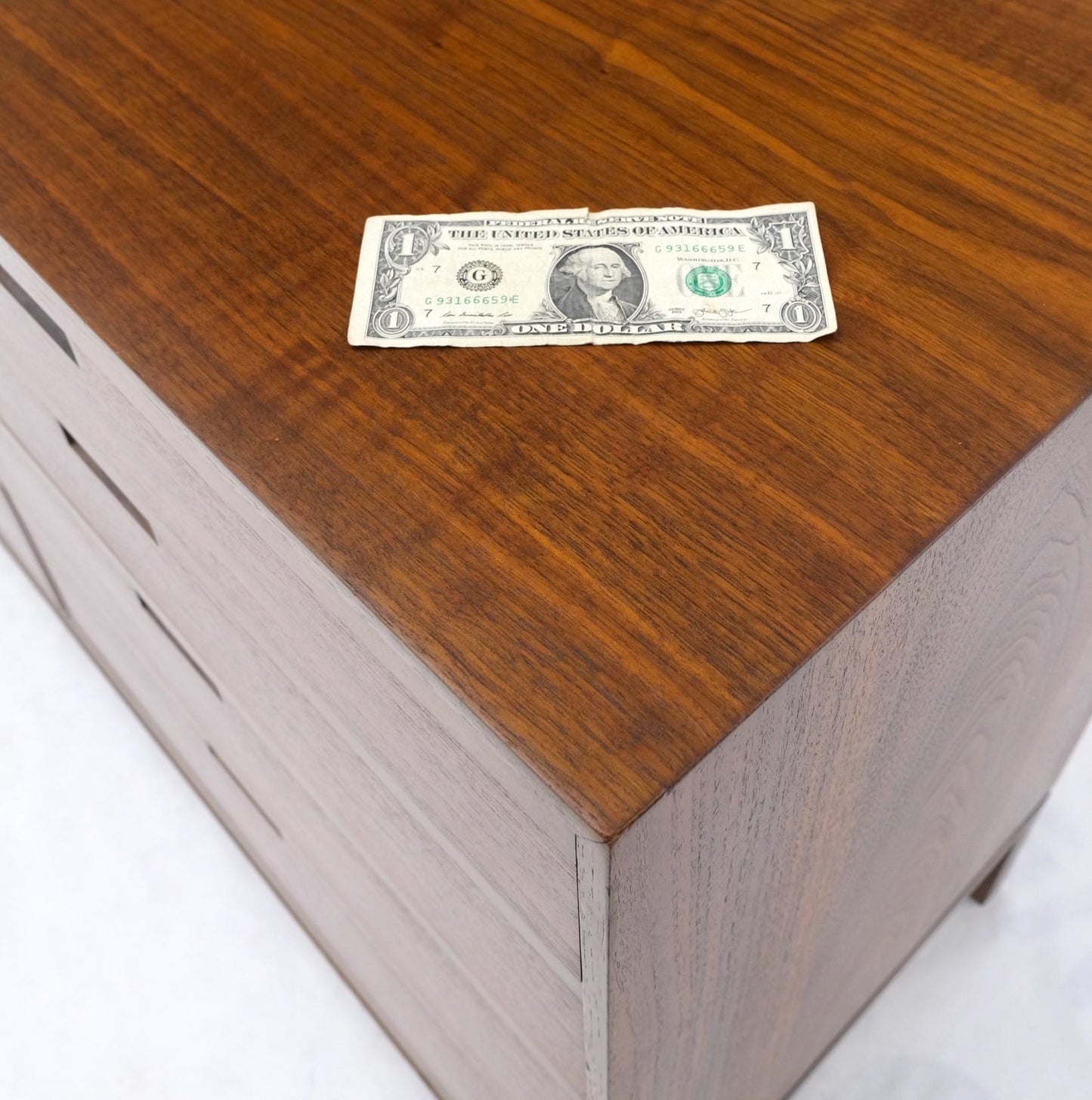 EstablishedLines Danish Mid-Century Modern Walnut 12 Drawers Long Credenza Dresser MINT!