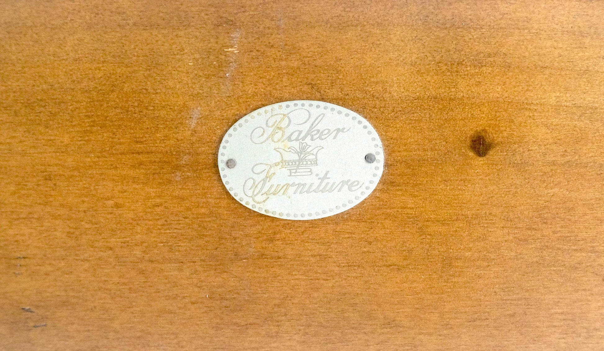 EstablishedLines Baker Queen Size Burl Wood Headboard Poster Bed w/ Finials MINT